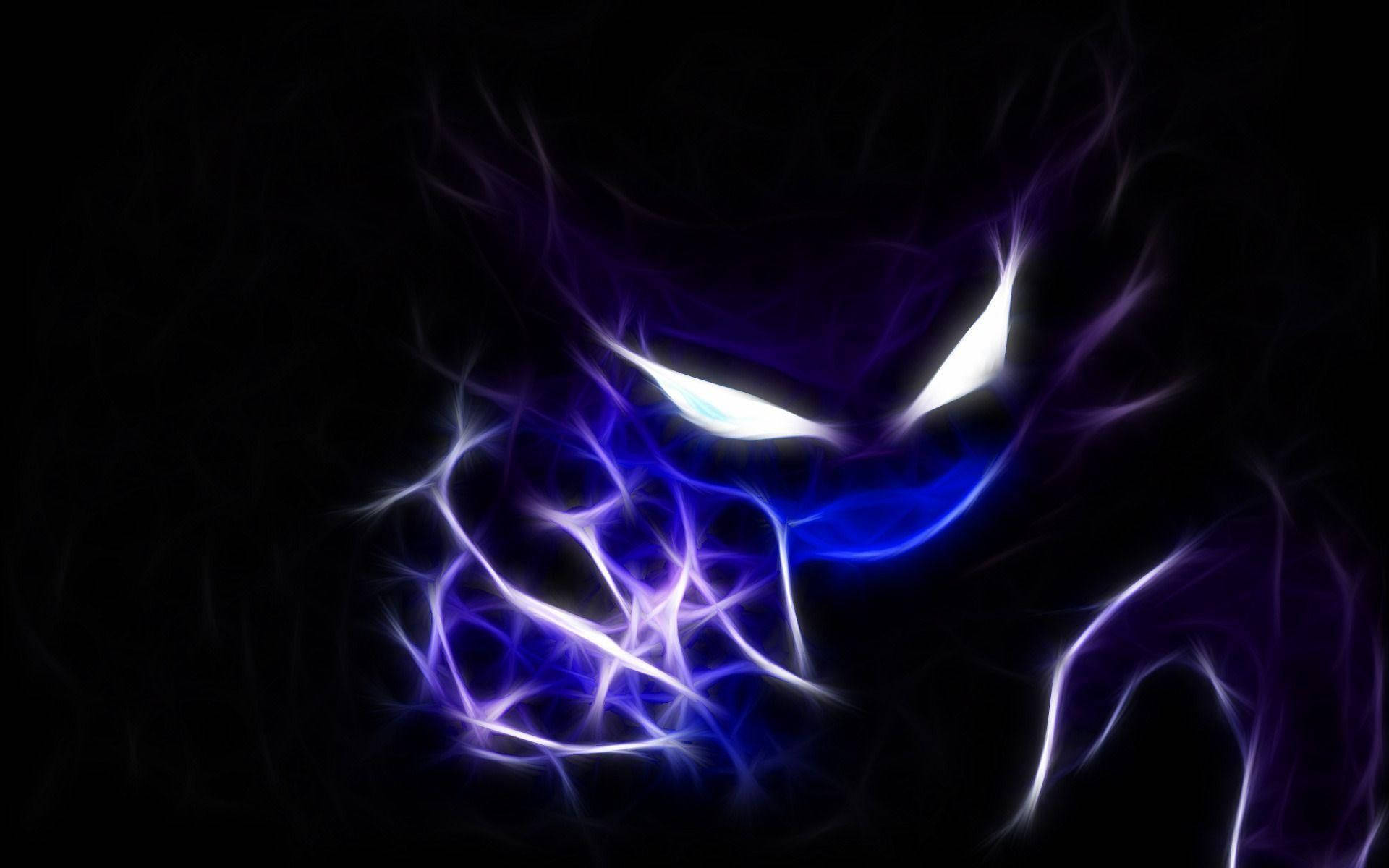 Haunter Pokemon Mzuka 3D Moja kwa Moja Picha ya Ukuta