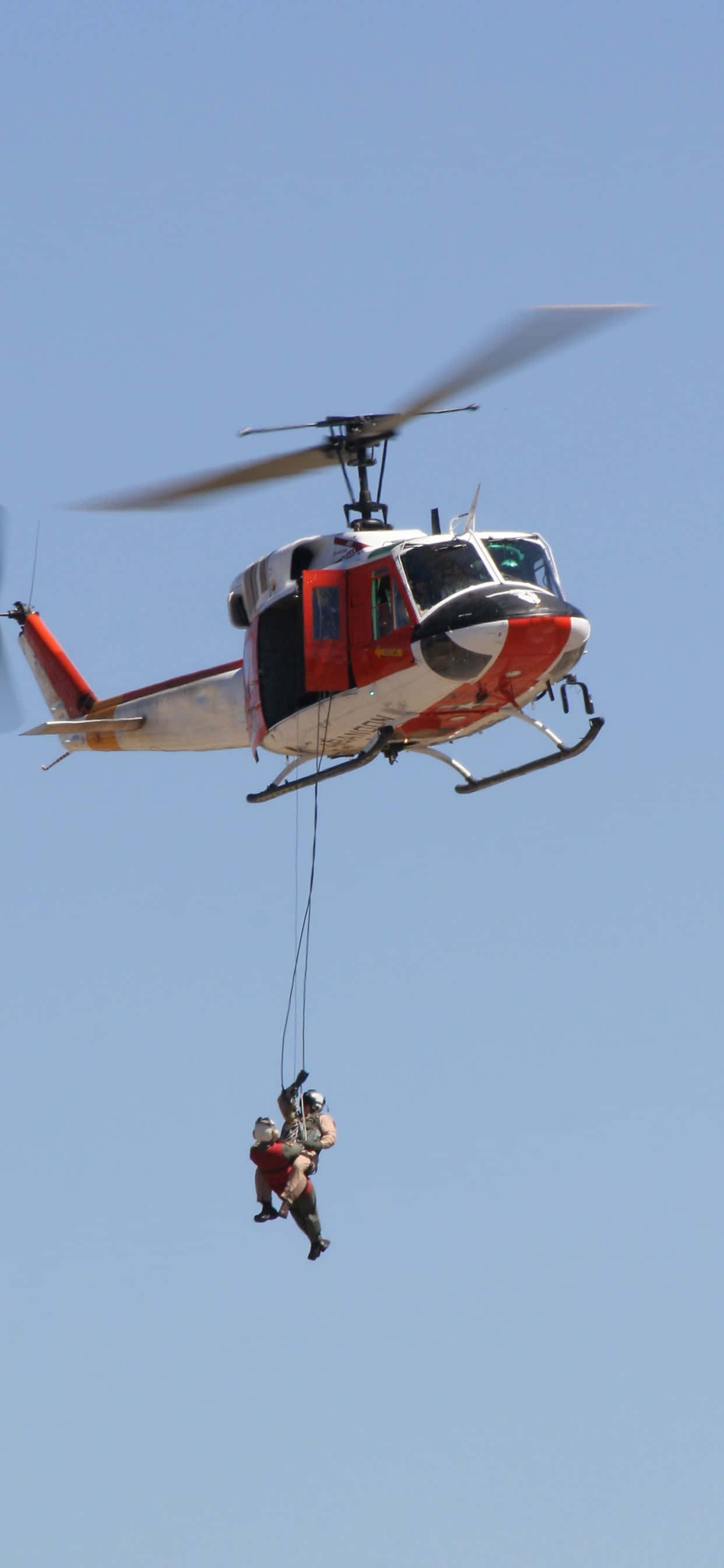 helikopta inafanya anga Picha ya Ukuta