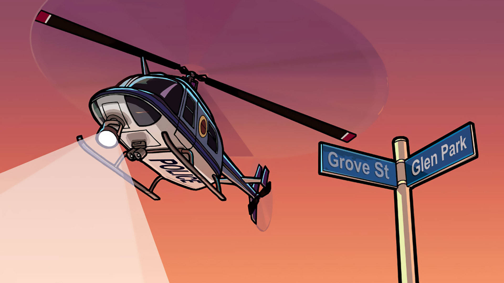 Helikopta ya GTA SA 4K Picha ya Ukuta