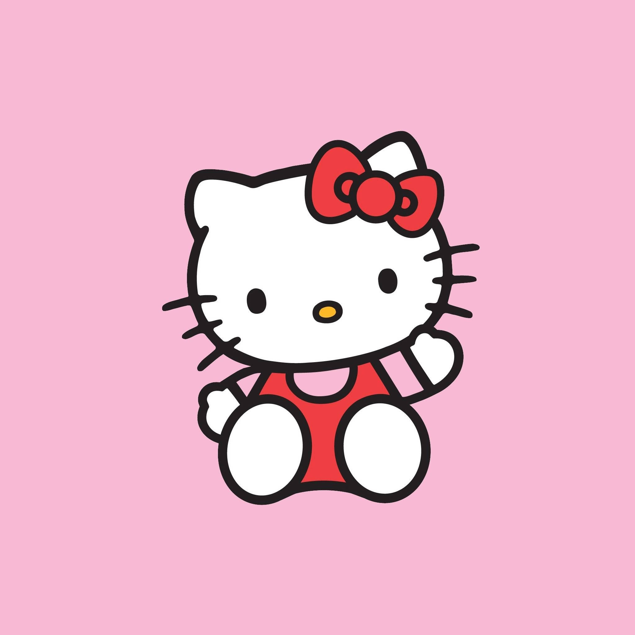 Hello Kitty Mwanamitindo Kijana Picha ya Ukuta