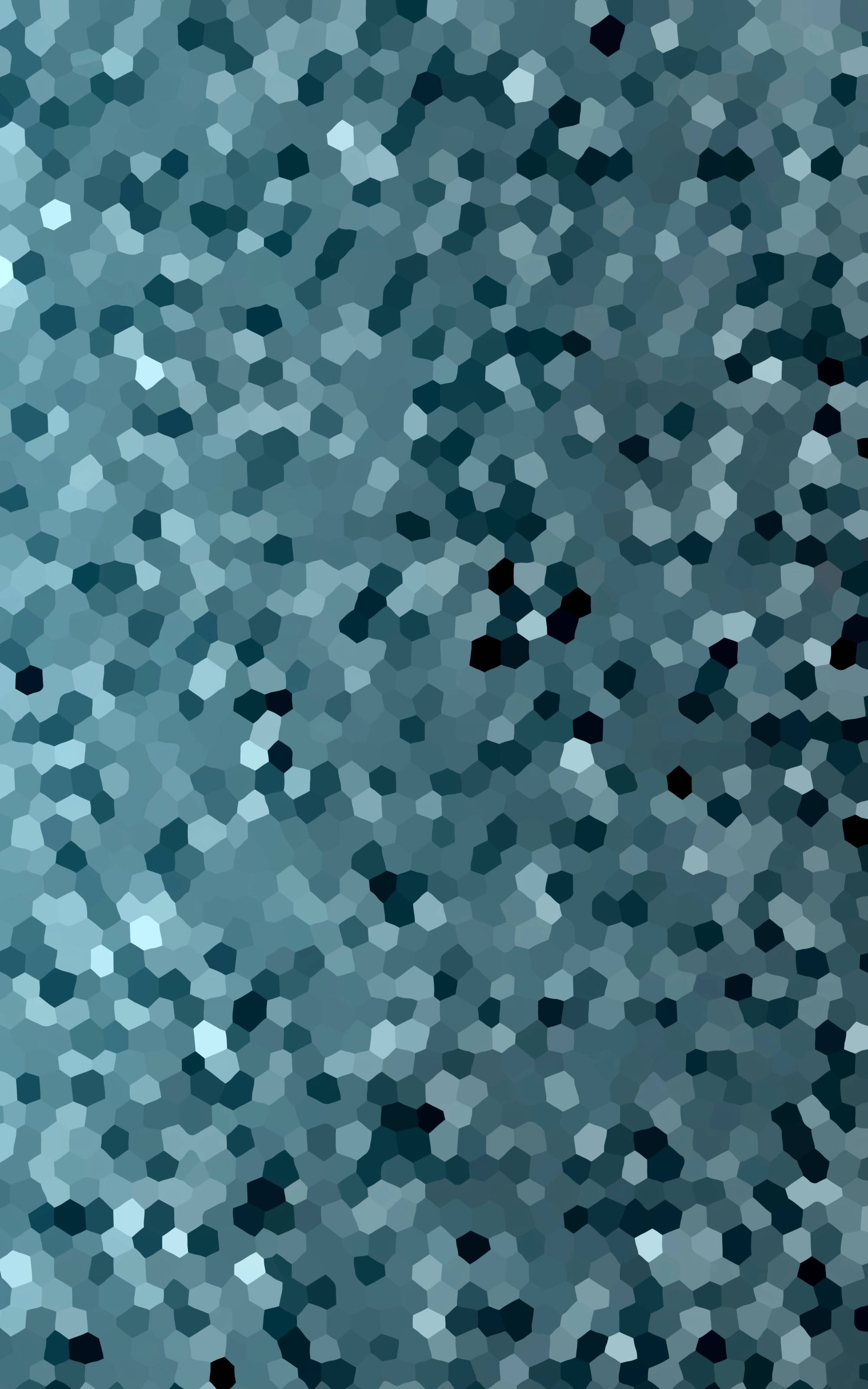 Hexagon ya Gradient ya Bluu ya Pixelated Picha ya Ukuta