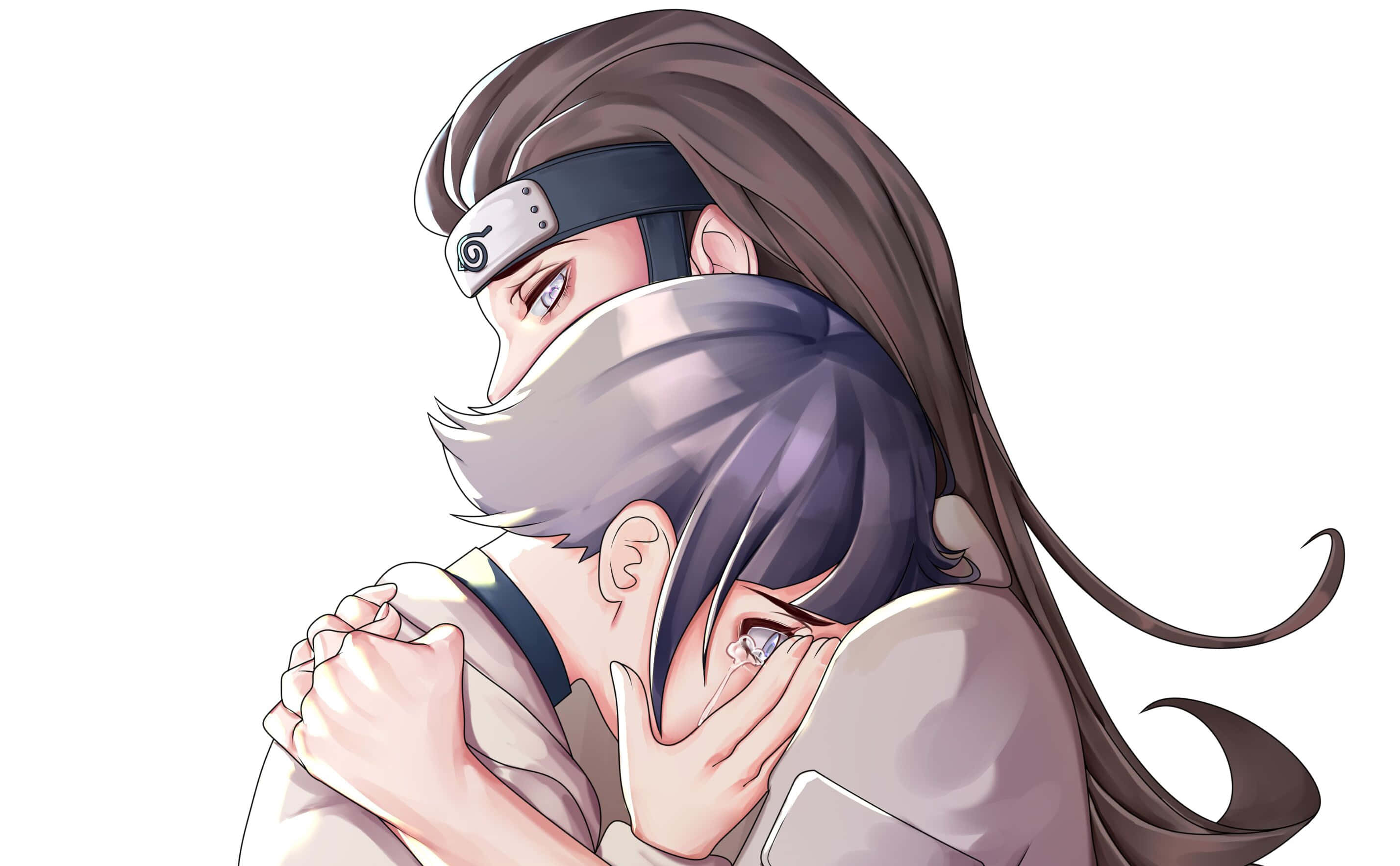 Hinata na Neji Hyuga Kuhifadhiana Picha ya Ukuta