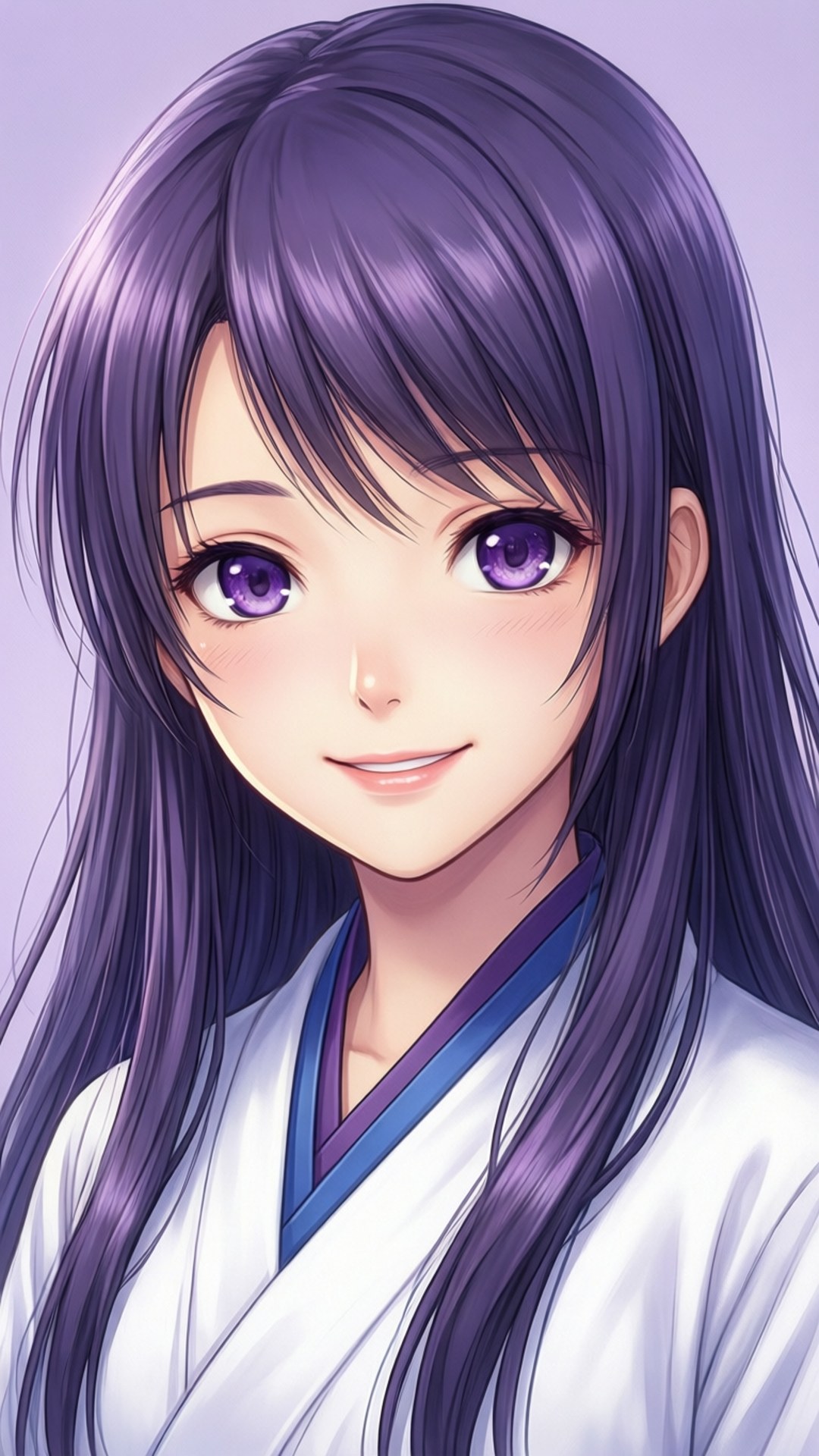 Hinata Tabasamu Laini Picha ya Ukuta