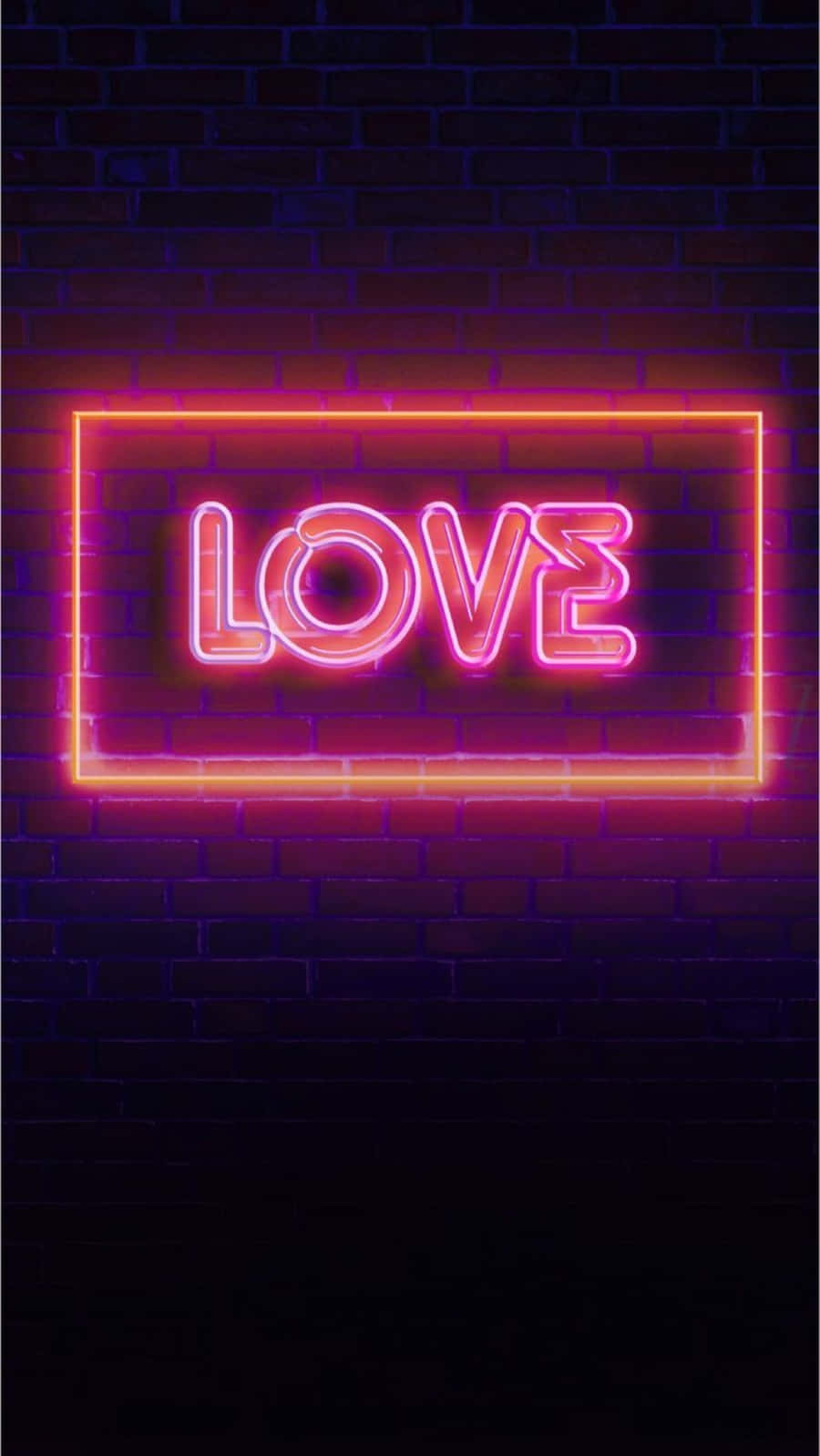 Hisia ya Mwanga wa Pink wa Neon Picha ya Ukuta