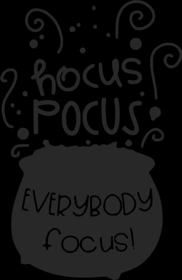 Hocus Pocus Watu Wote Fokus Grafiki Picha ya Ukuta