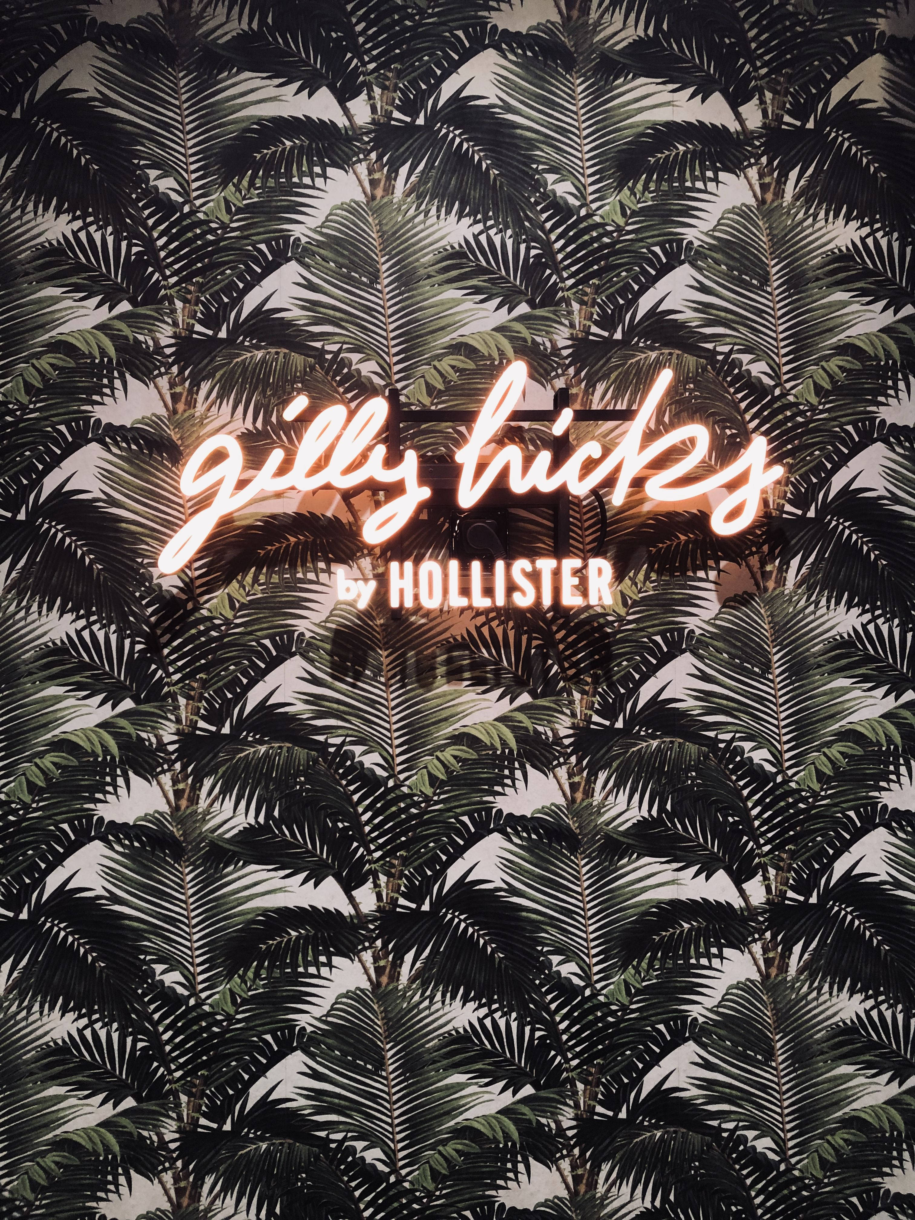 Hollister Majani ya Mti wa Palm Picha ya Ukuta