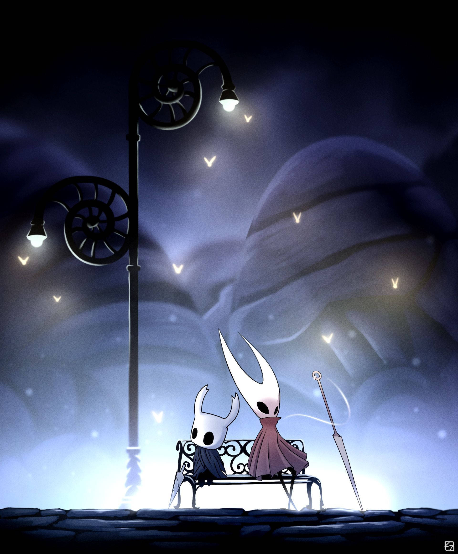 Hollow Knight and Hornet bravely face the Perils of Hallownest Picha ya Ukuta