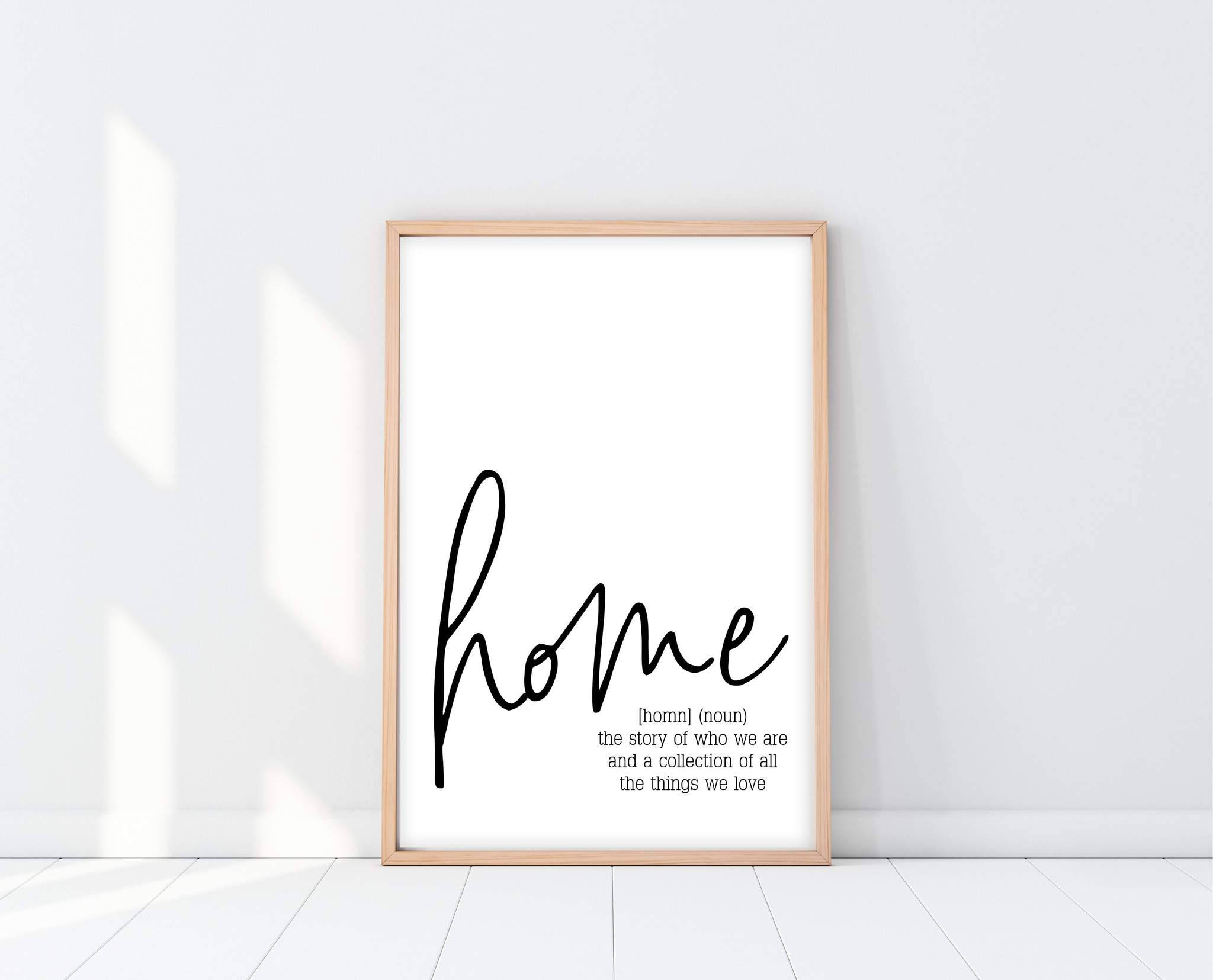 Home Description Portrait Picha ya Ukuta