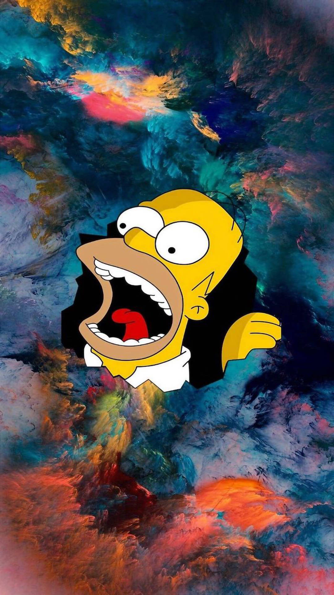Homer Mzaha wa Shimo Jeusi la Nyota Picha ya Ukuta