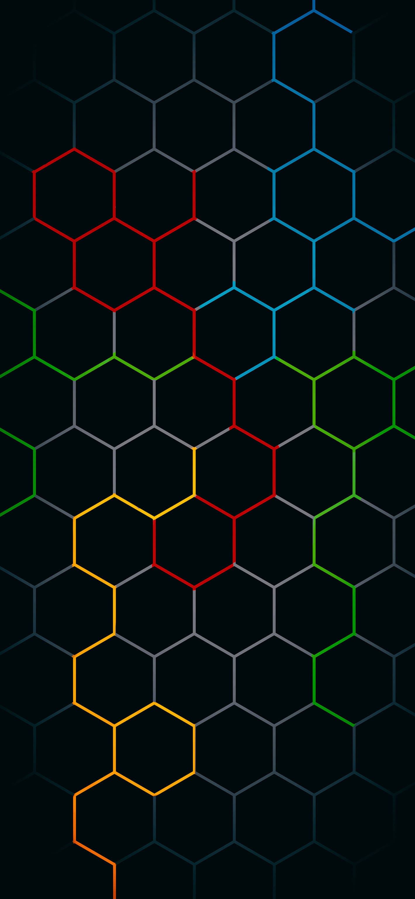 Honeycomb OLED Telefoni Picha ya Ukuta