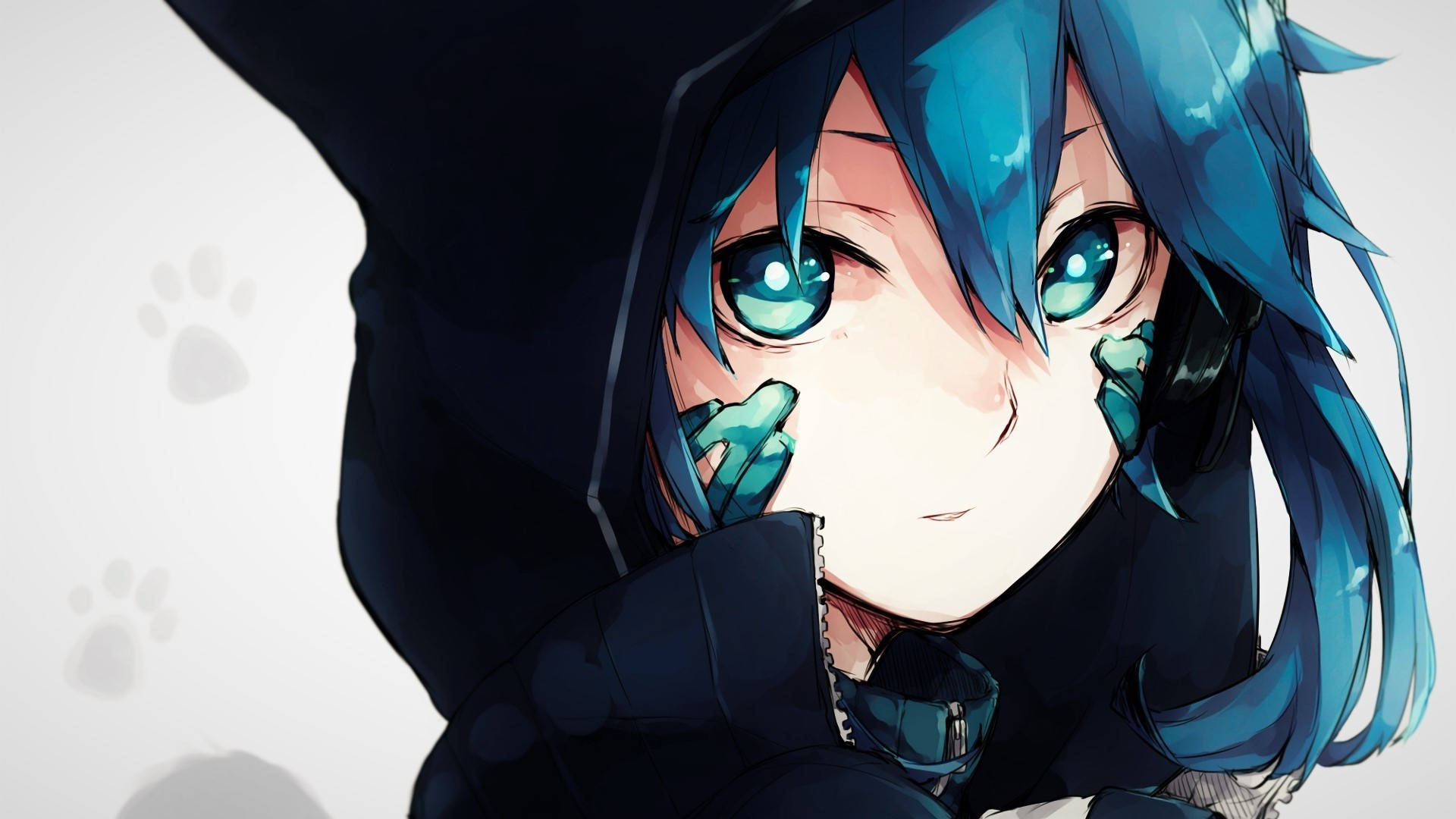 Hoodie wa Msichana wa Anime Takane Enomoto Picha ya Ukuta