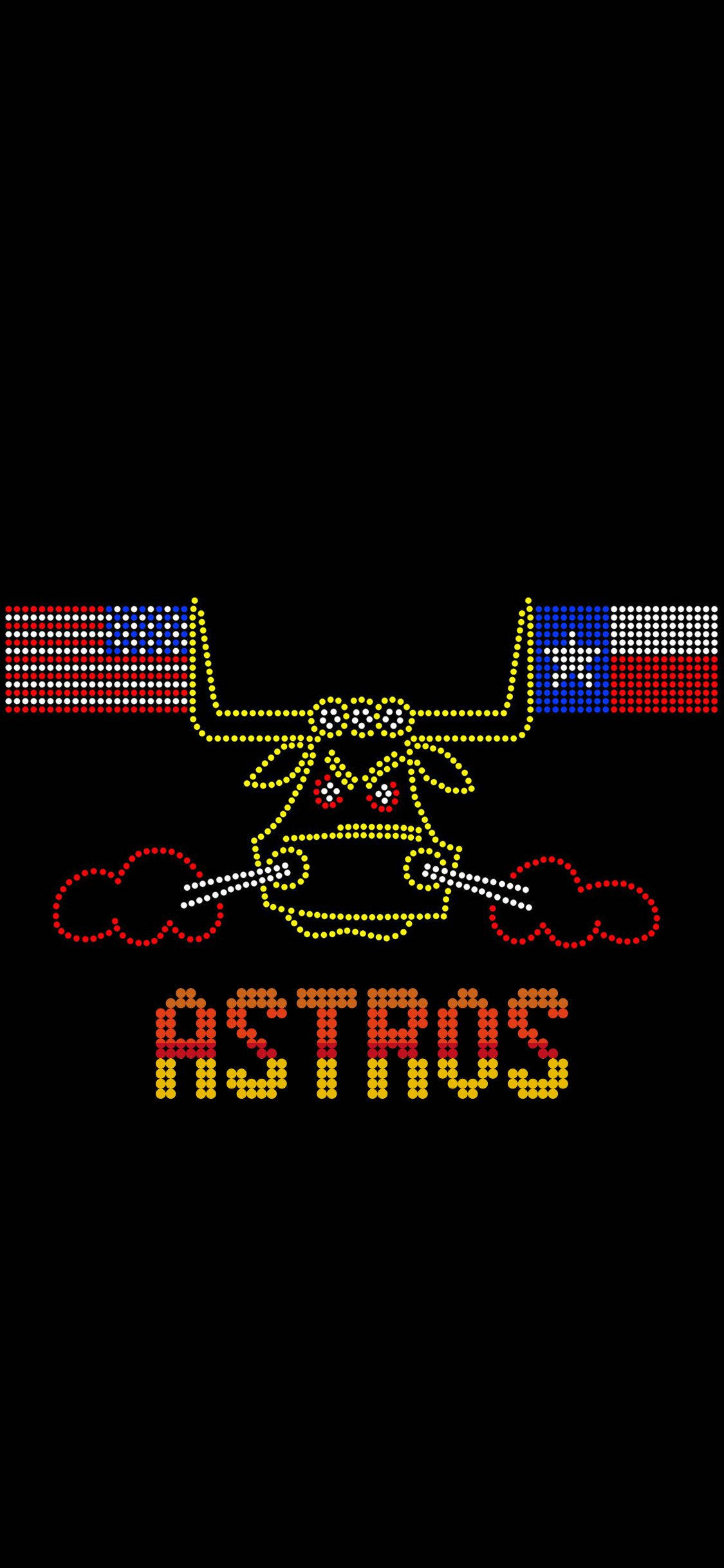 Houston Astros Bull ya Texas yenye Staili Picha ya Ukuta