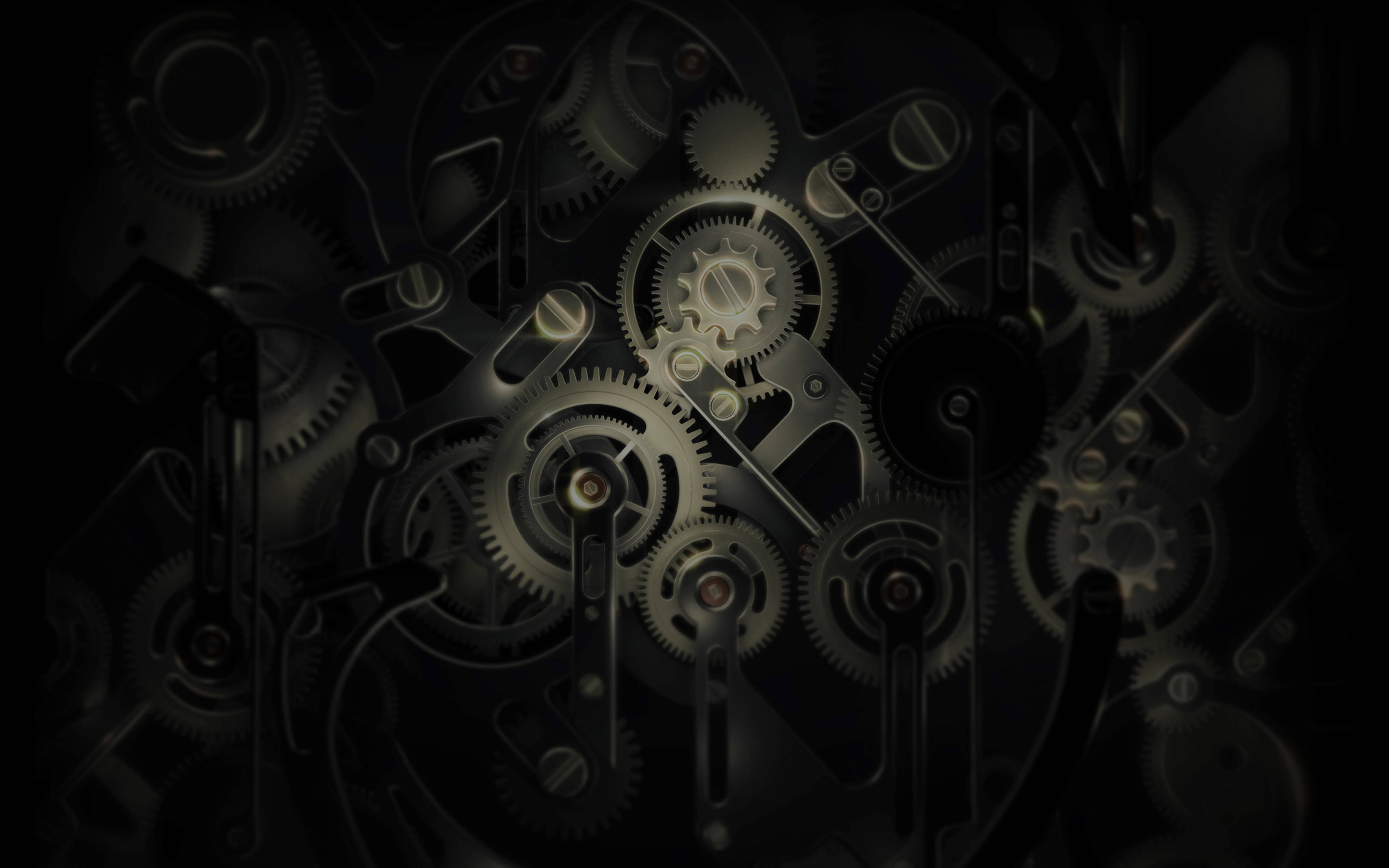 Huawei Mate Dark Gears Picha ya Ukuta