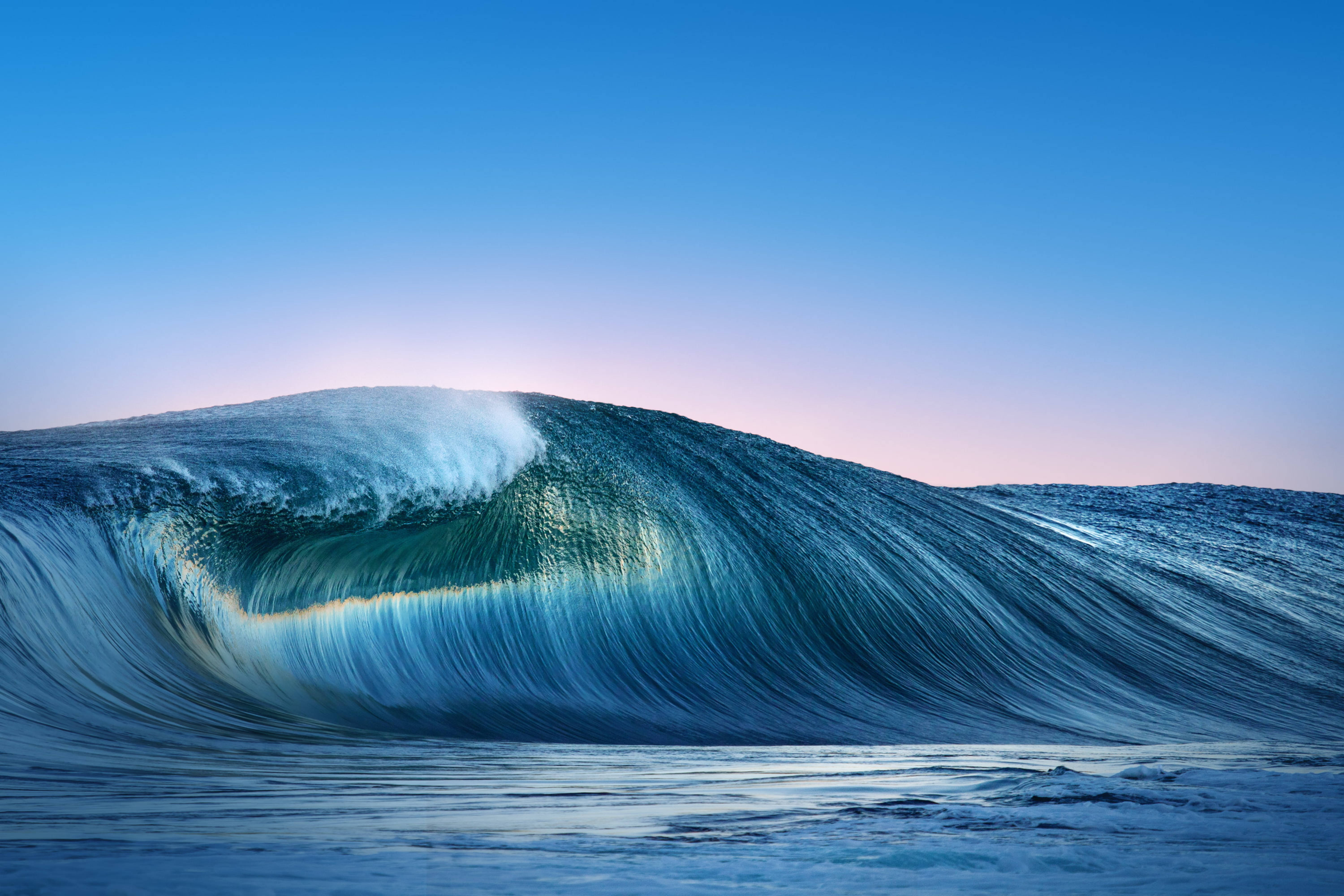 Huawei MateBook X Ocean Waves Picha ya Ukuta