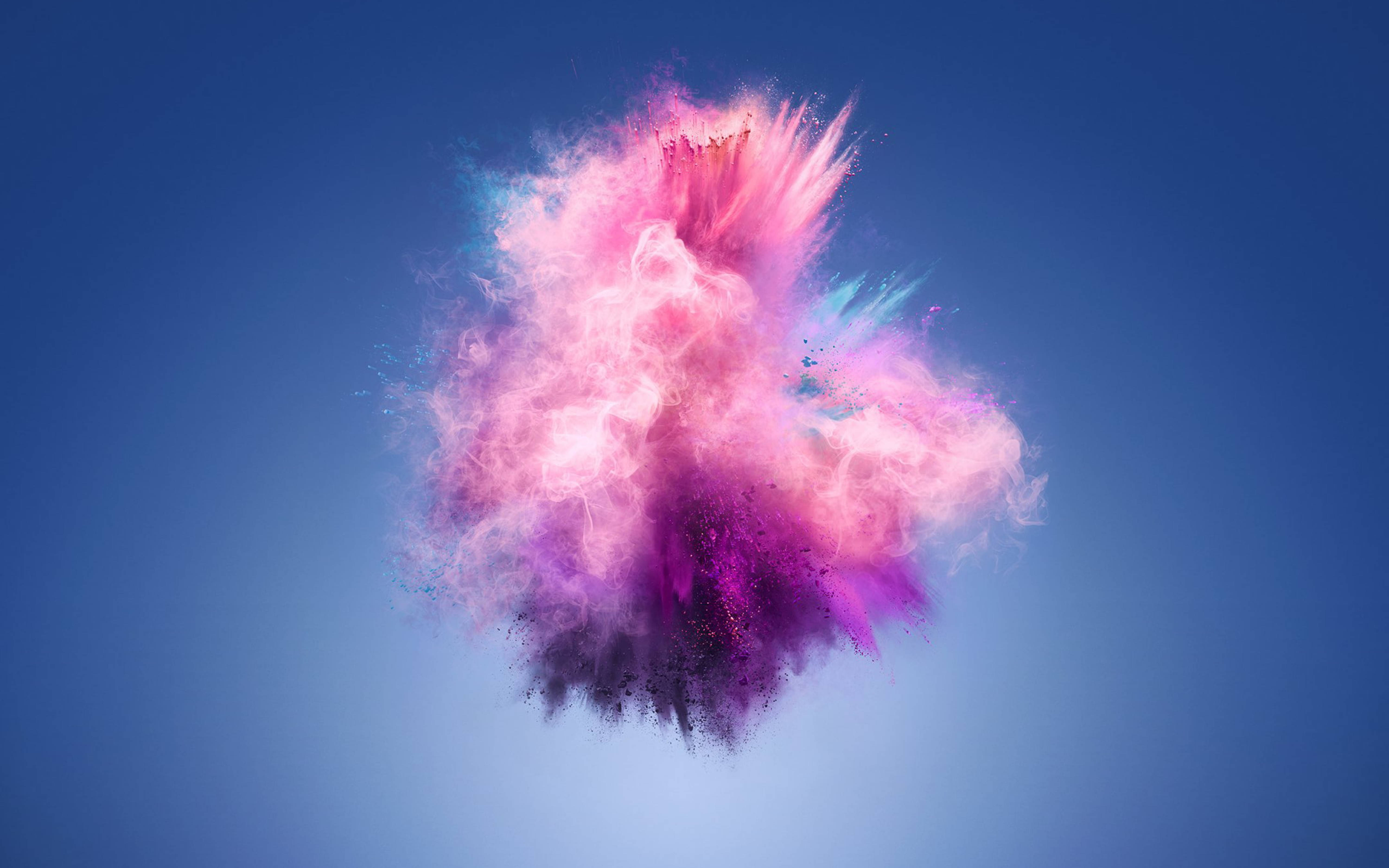 Huawei Pink Splash Picha ya Ukuta