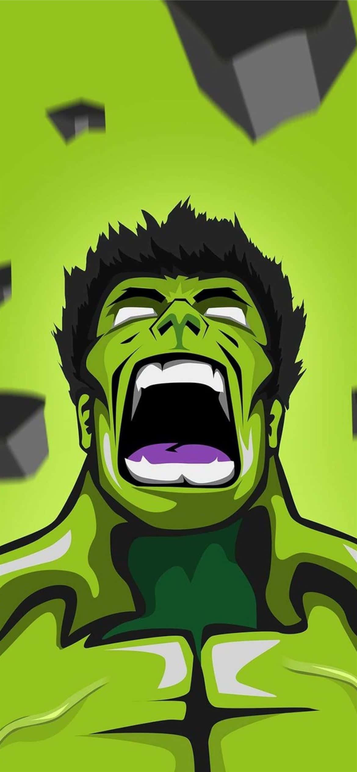 Hulk Ajabu Akiongoza Ukatili Wake Ajabu Picha ya Ukuta