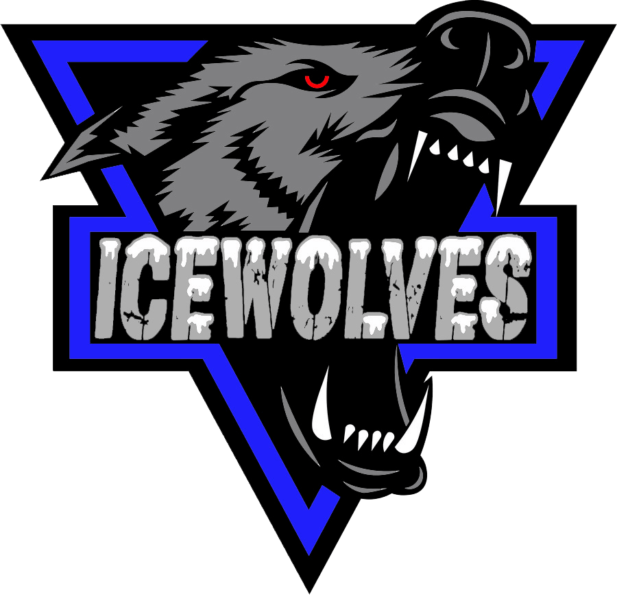 Ice Wolves_ Timu_ Logo Picha ya Ukuta