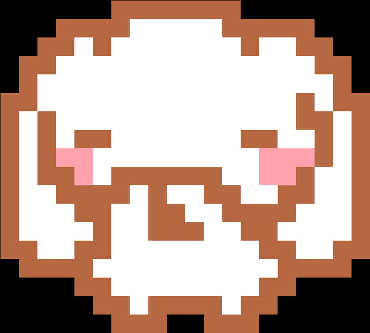 Ikoni ya Cinnamoroll yenye Pikseli Picha ya Ukuta