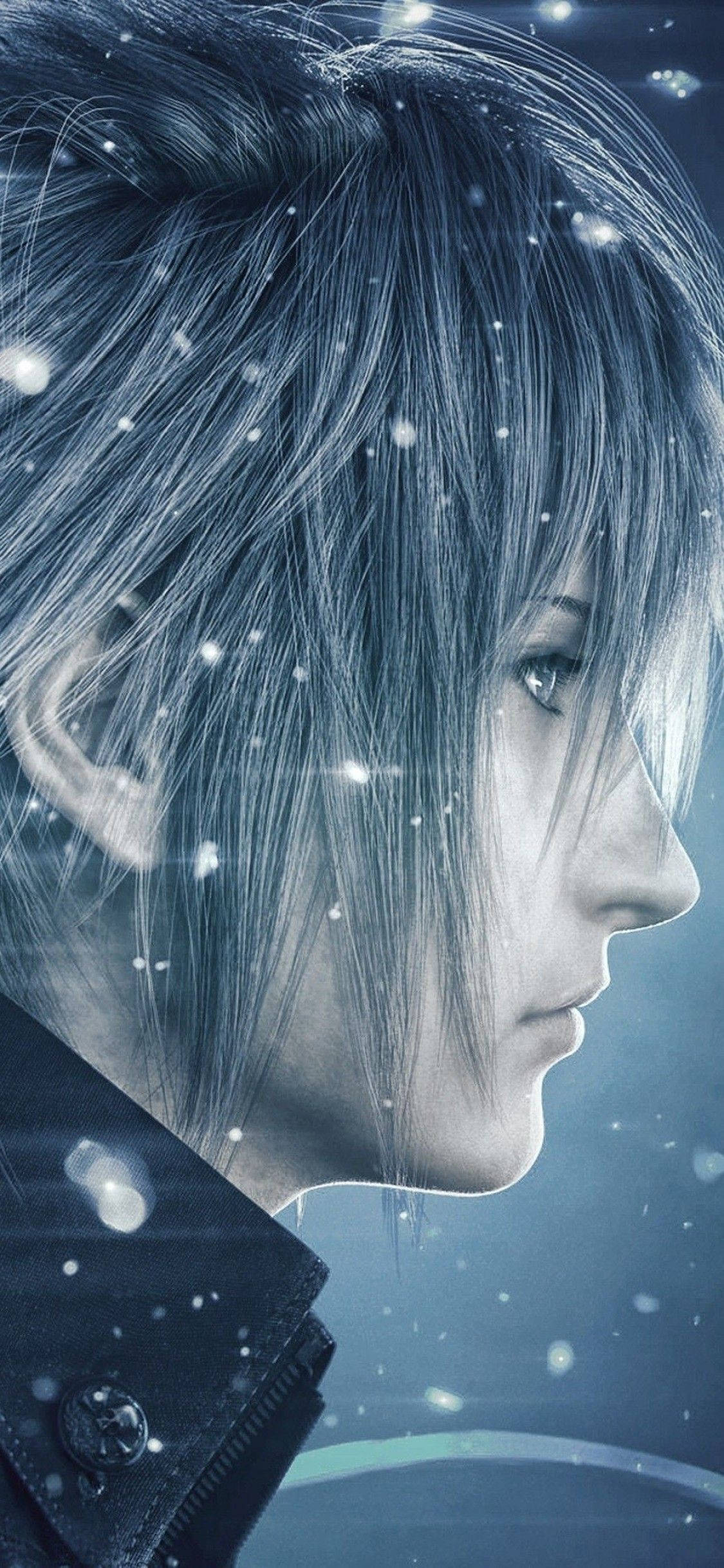 Immerse yourself in a world of magic and adventure with Final Fantasy on iPhone Picha ya Ukuta