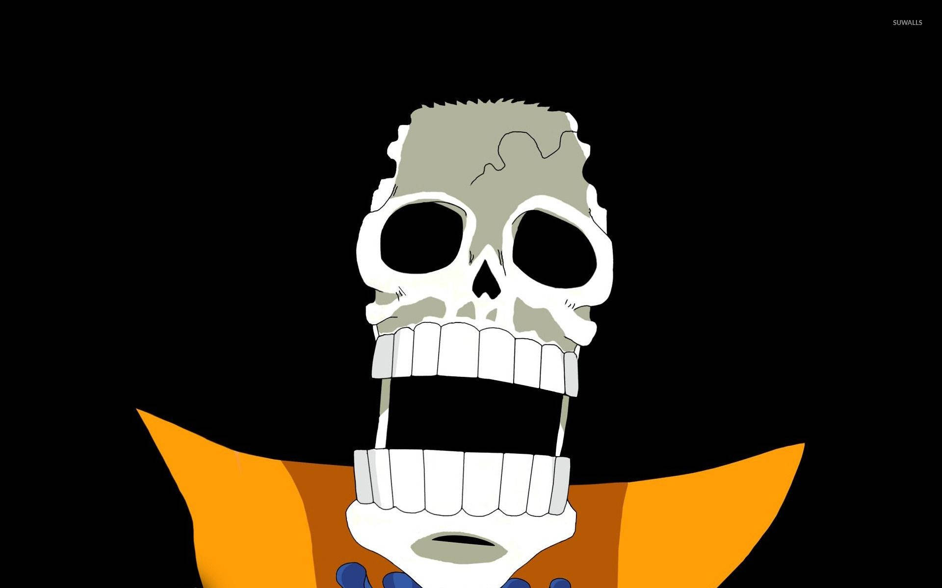 Inapendekezwa “Brook kutoka One Piece, akifunga safari nyingine!” Picha ya Ukuta