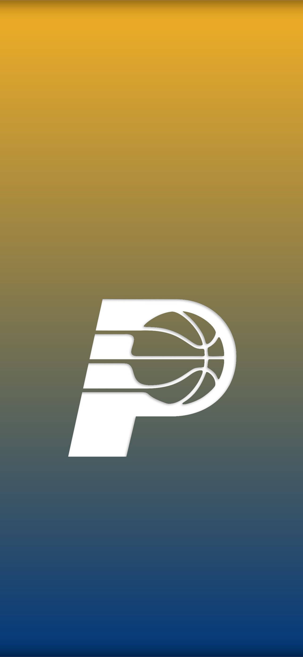 Indiana Pacers Minimalist Team Logo Picha ya Ukuta