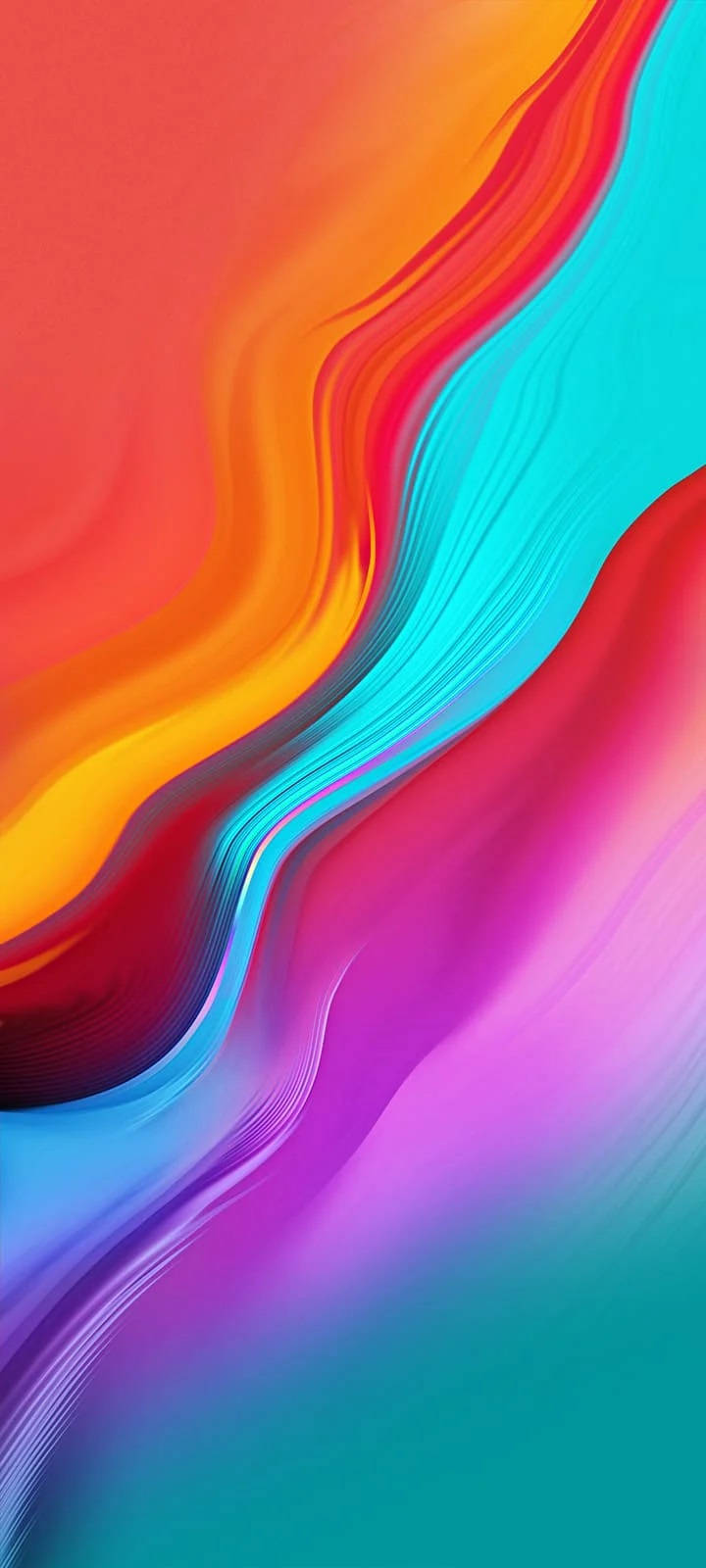 Infinix Smart 4 Muundo wa Rangi za Mviringo Picha ya Ukuta