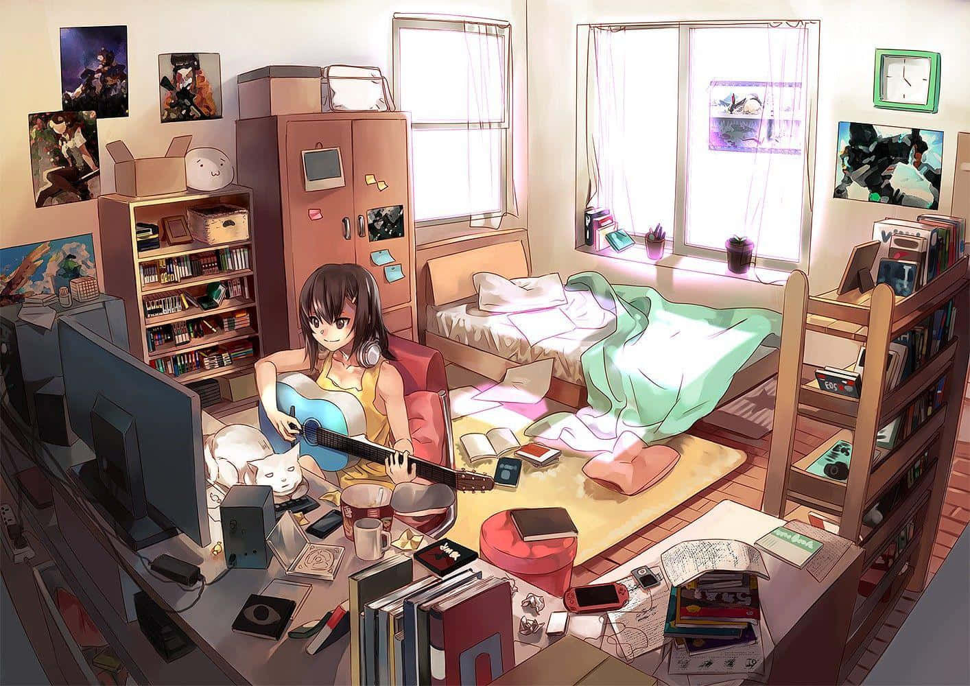 Ingia Chumba cha Anime kwa Uzoefu Wako wa Mwisho wa Anime Picha ya Ukuta