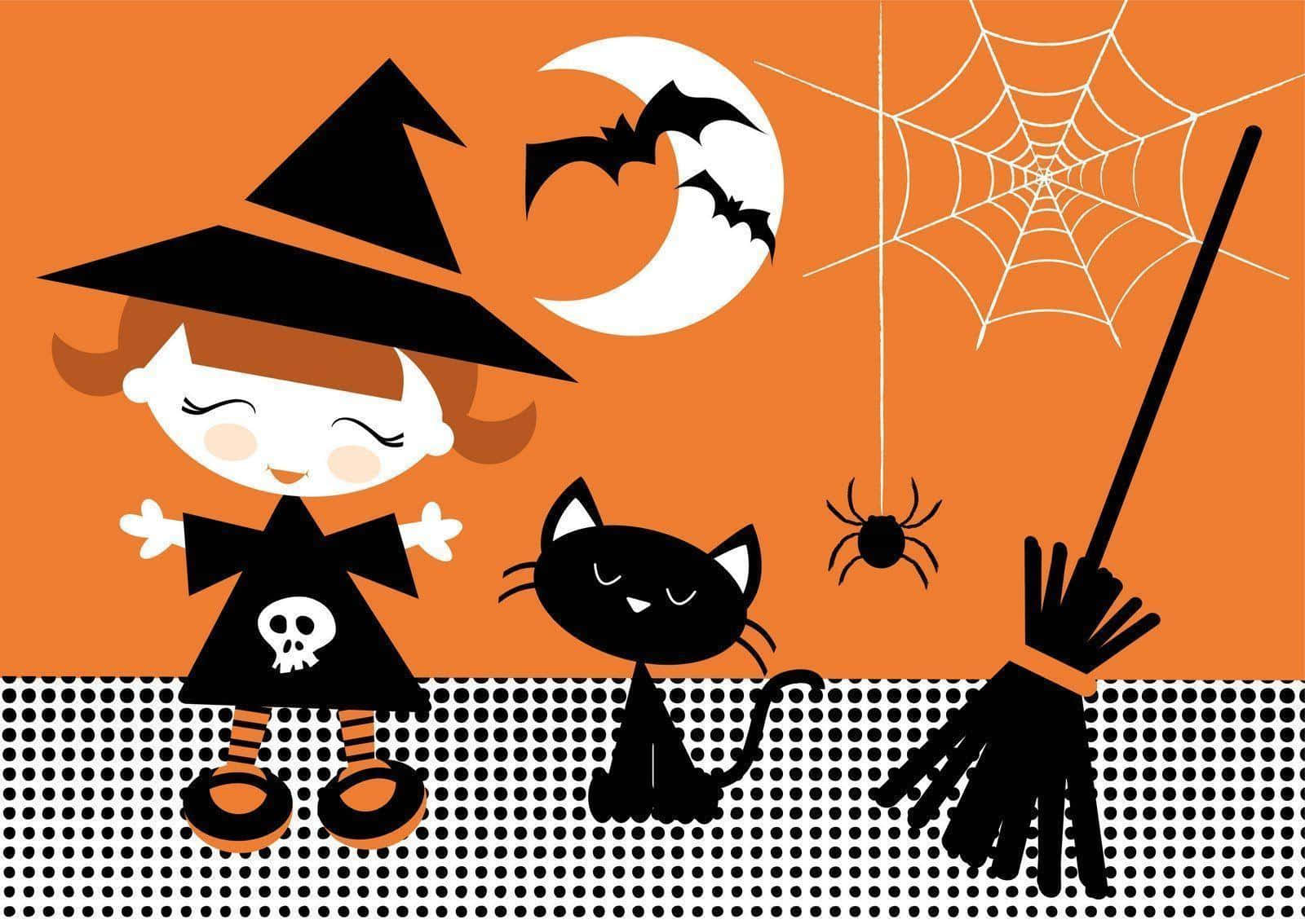 Ingia katika roho ya Halloween na vazi hili la kupendeza! Picha ya Ukuta