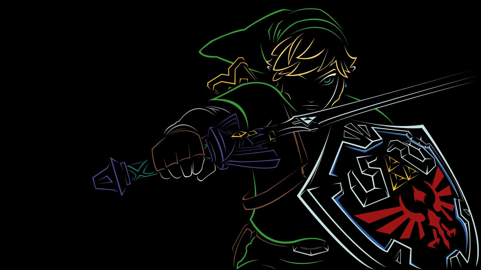 Ingia katika ulimwengu wa The Legend of Zelda Picha ya Ukuta