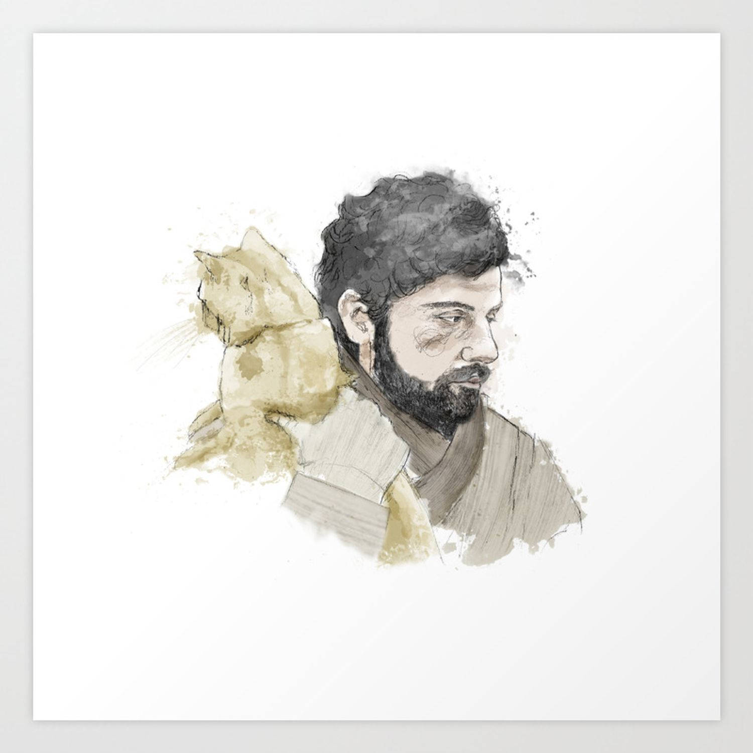 Inside Llewyn Davis Fan Art Picha ya Ukuta