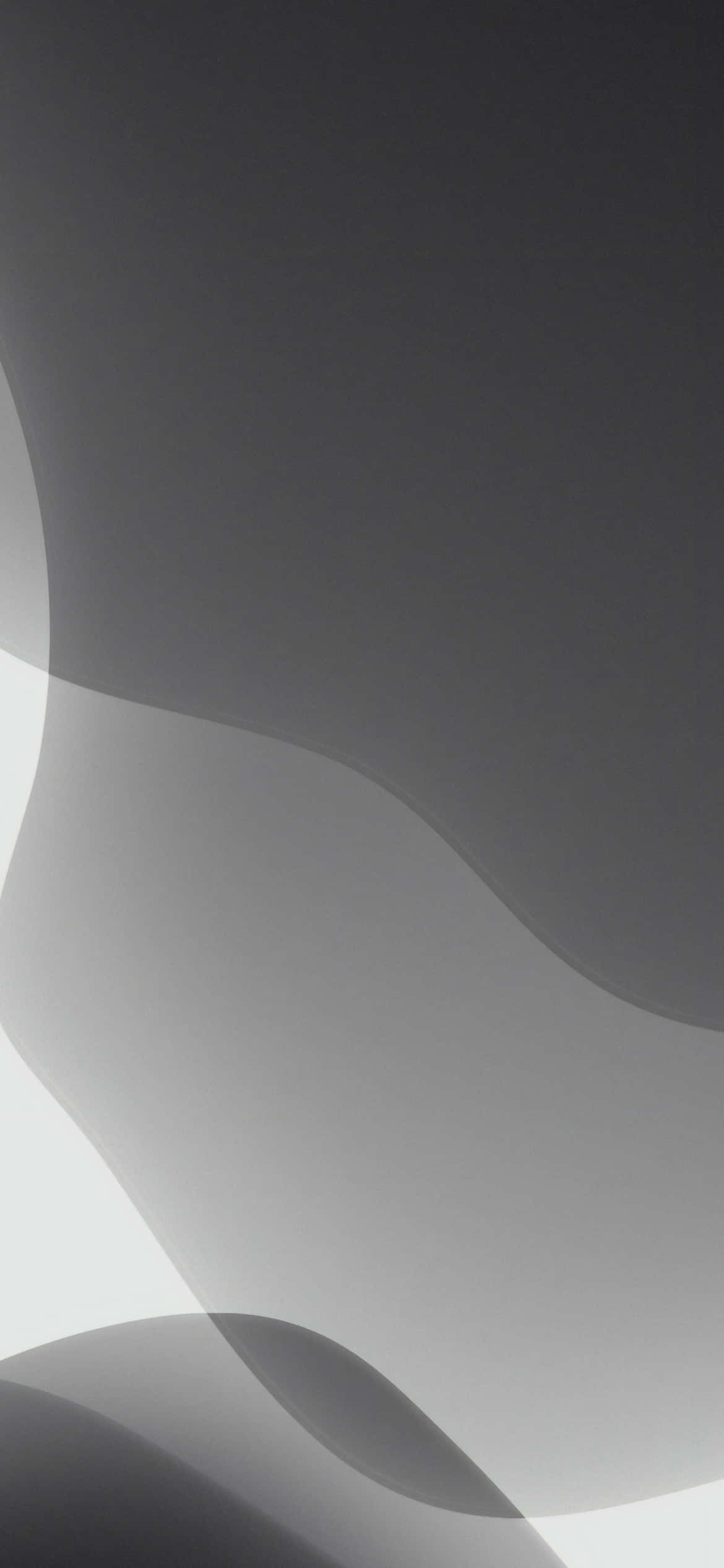 iOS 13 Maumbo ya Kijivu Mwanga Picha ya Ukuta
