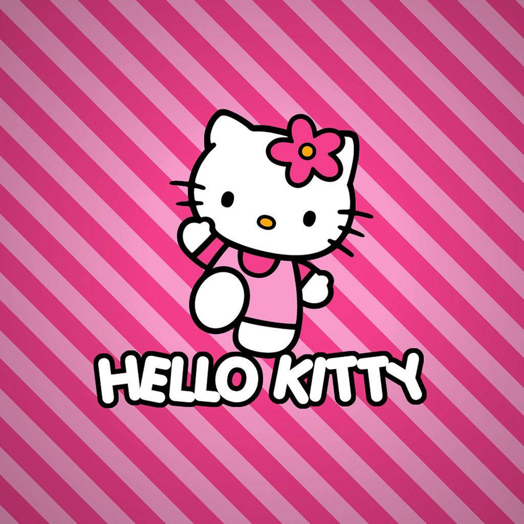 iPad Mzuri wa Hello Kitty Picha ya Ukuta