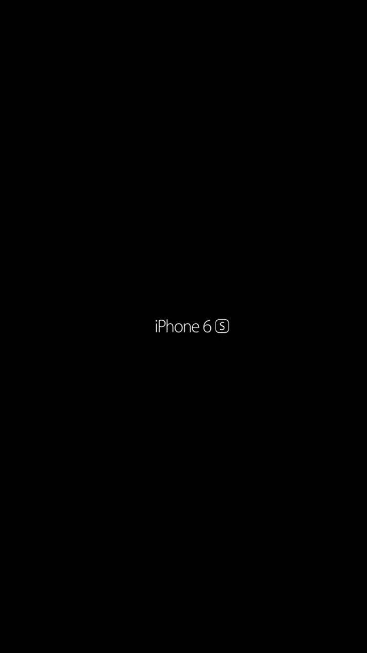 iPhone 6s Basic Black Picha ya Ukuta