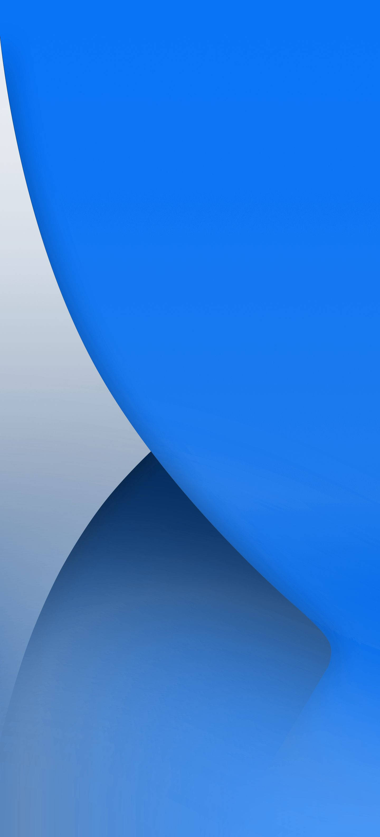 iPhone Nyeupe na Bluu Picha ya Ukuta