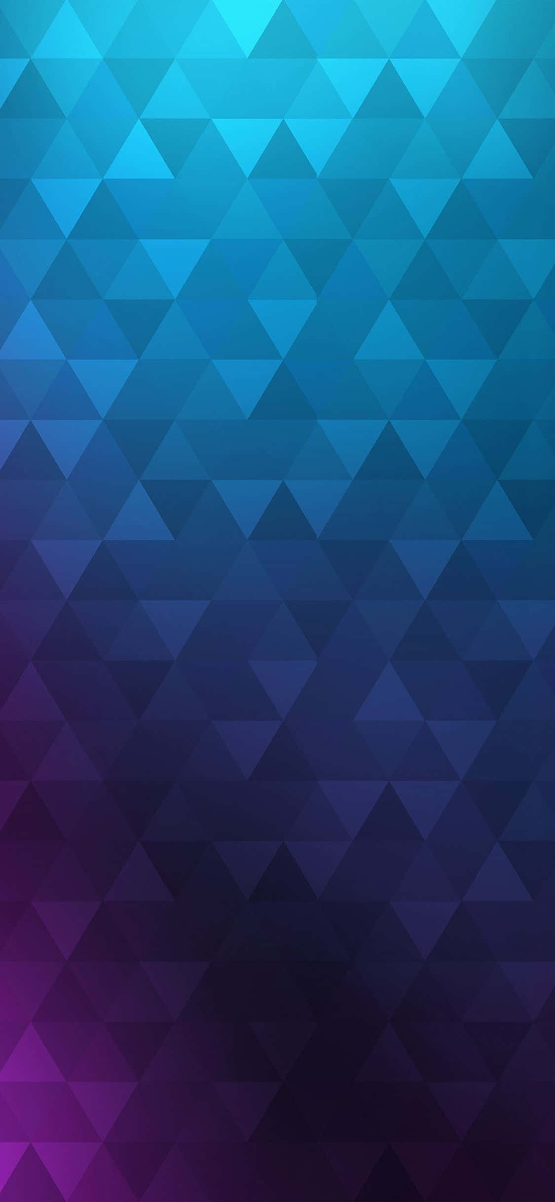 iPhone X Abstract Triangle Pattern Picha ya Ukuta