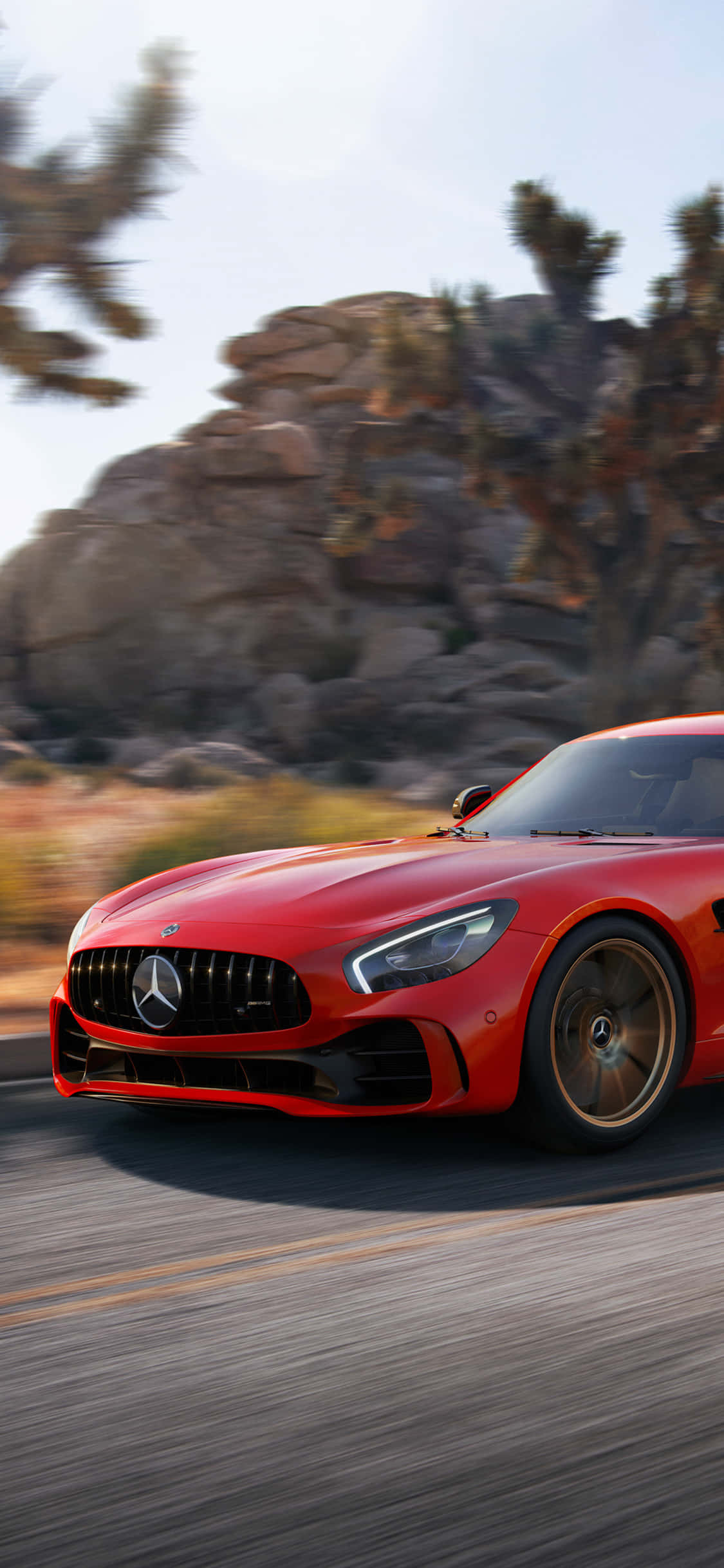 iPhone X Amg Gt-r Background Red 2018 AMG GTR Picha ya Ukuta
