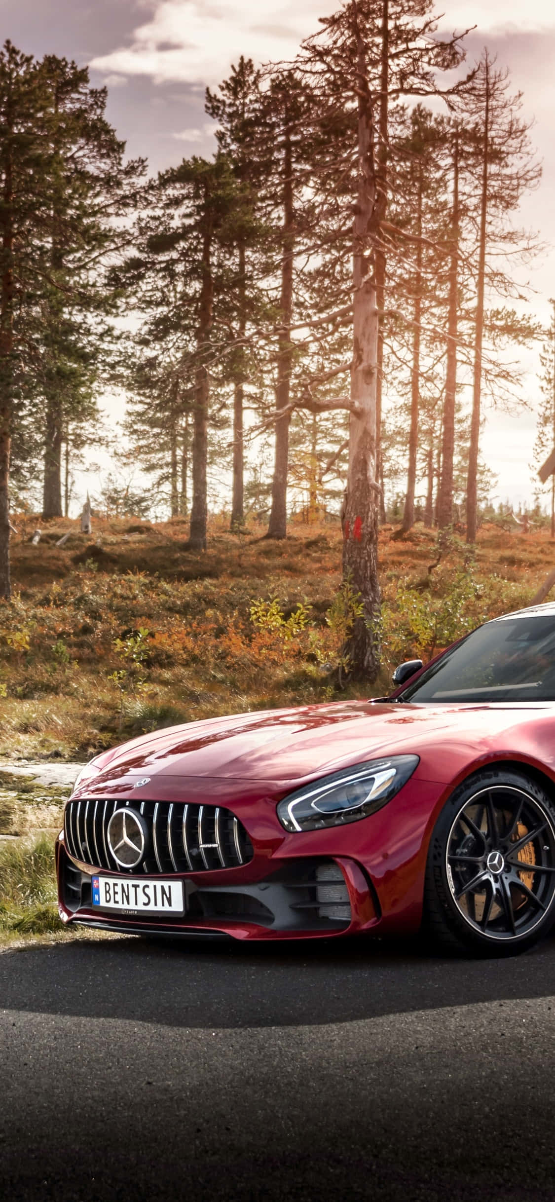 iPhone X Amg Gt-r Background 2020 AMG GT C Picha ya Ukuta