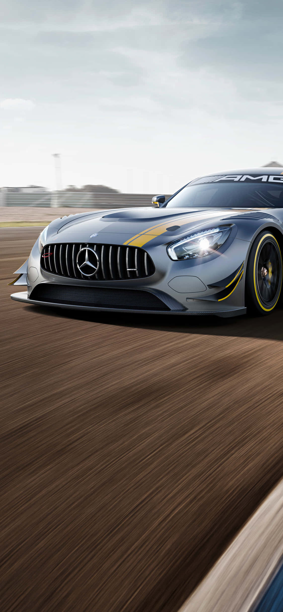 iPhone X Amg Gt-r Background Patterned AMG GT Picha ya Ukuta