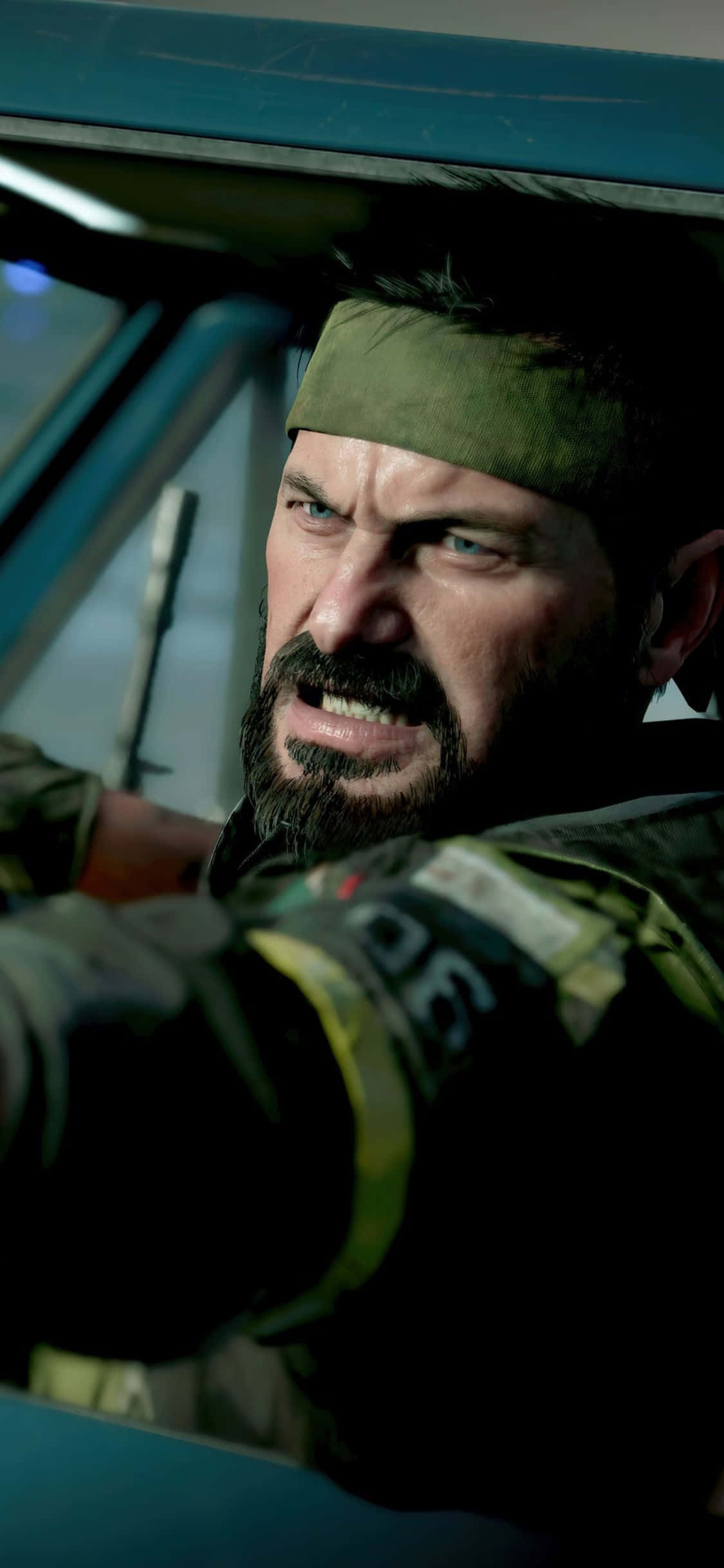 iPhone X Call Of Duty Black Ops Cold War Background Frank Woods Picha ya Ukuta