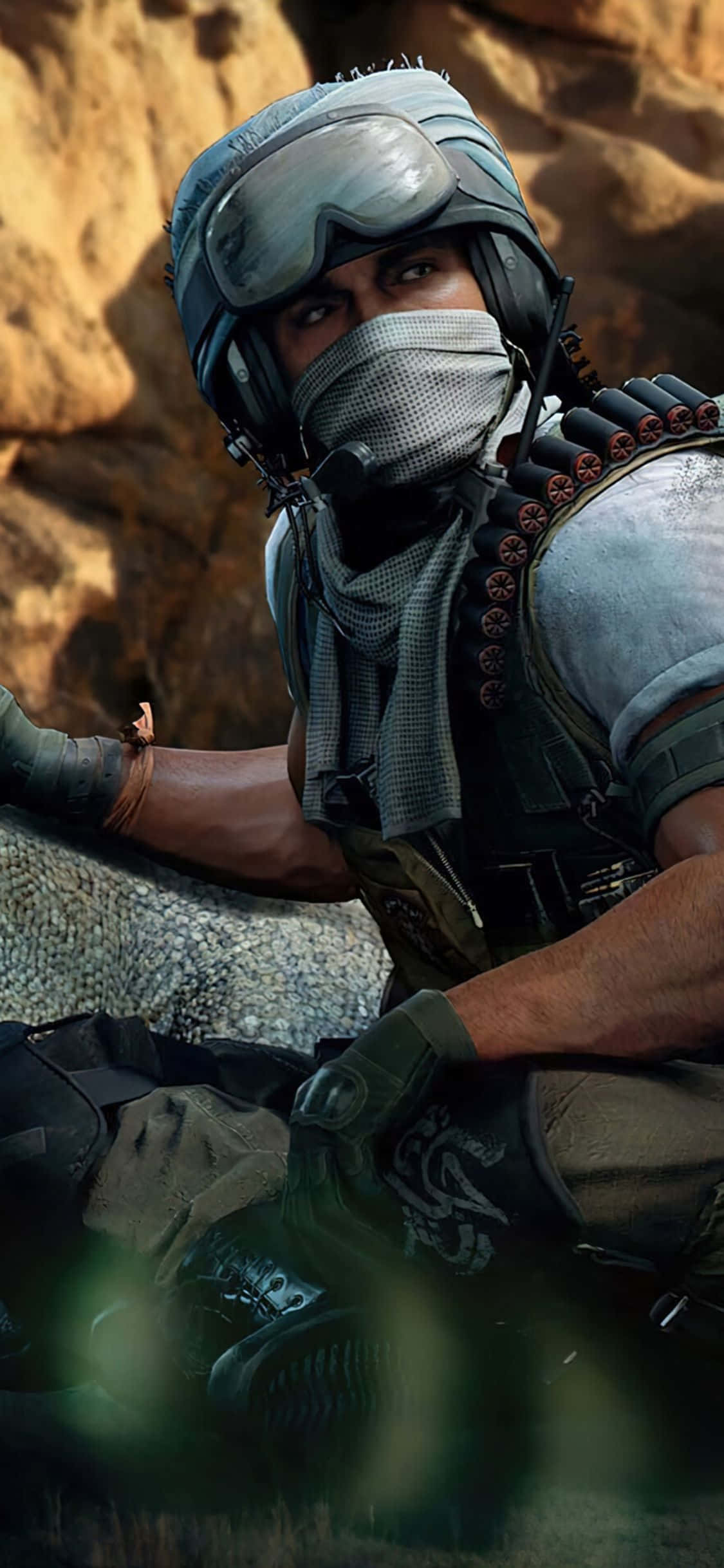 iPhone X Call Of Duty Black Ops Cold War Background Salah Picha ya Ukuta