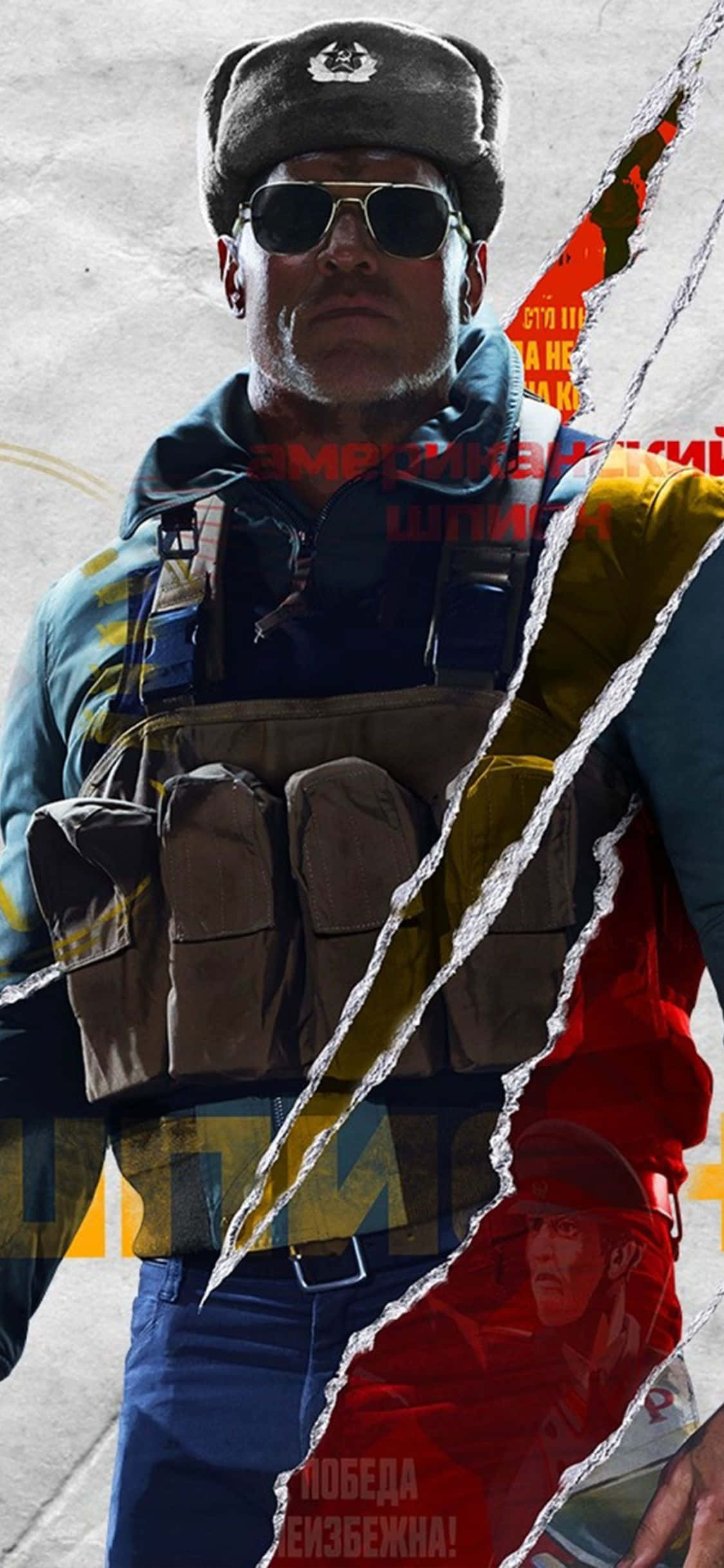 iPhone X Call Of Duty Black Ops Cold War Background Kijerumani wa Russia Picha ya Ukuta