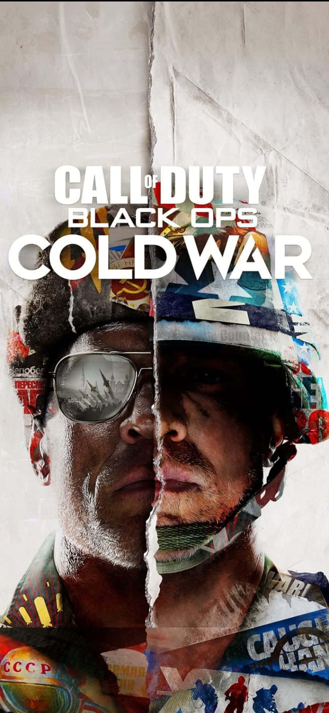 iPhone X Call Of Duty Black Ops Cold War Background Game Cover Picha ya Ukuta
