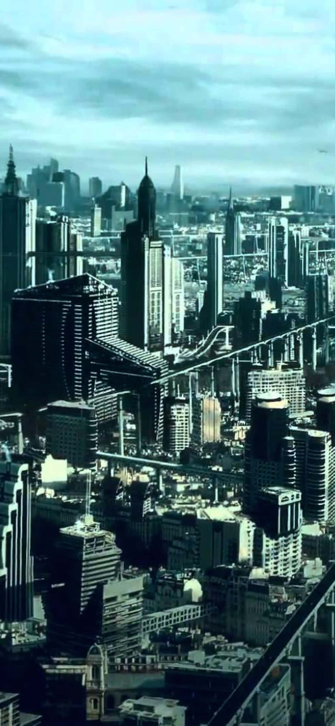 iPhone X Civilization Beyond Earth Background Dark Buildings Picha ya Ukuta
