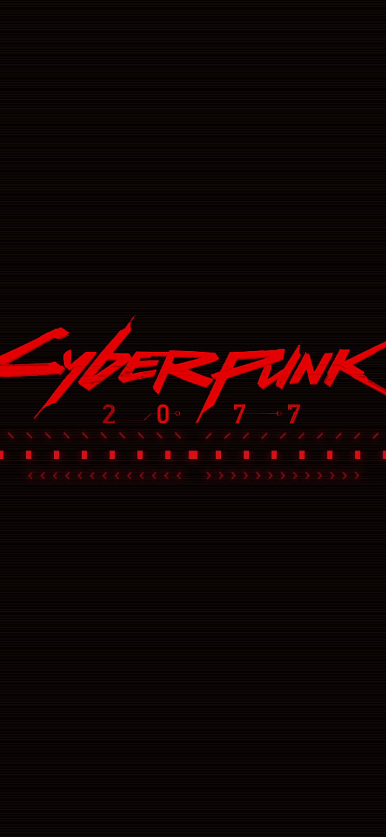 iPhone X Cyberpunk 2077 Background Red Poster Picha ya Ukuta