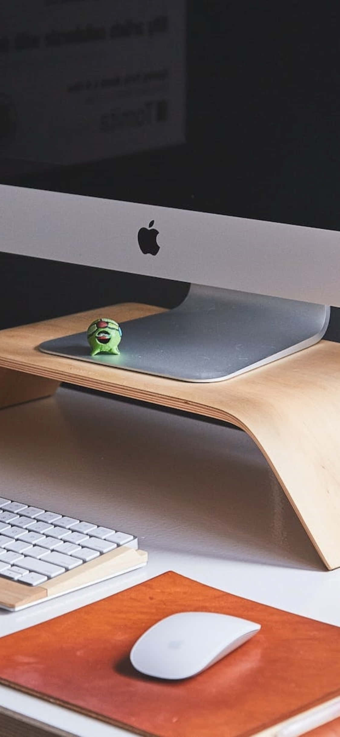 iPhone X Desk Background MacBook Pro Picha ya Ukuta