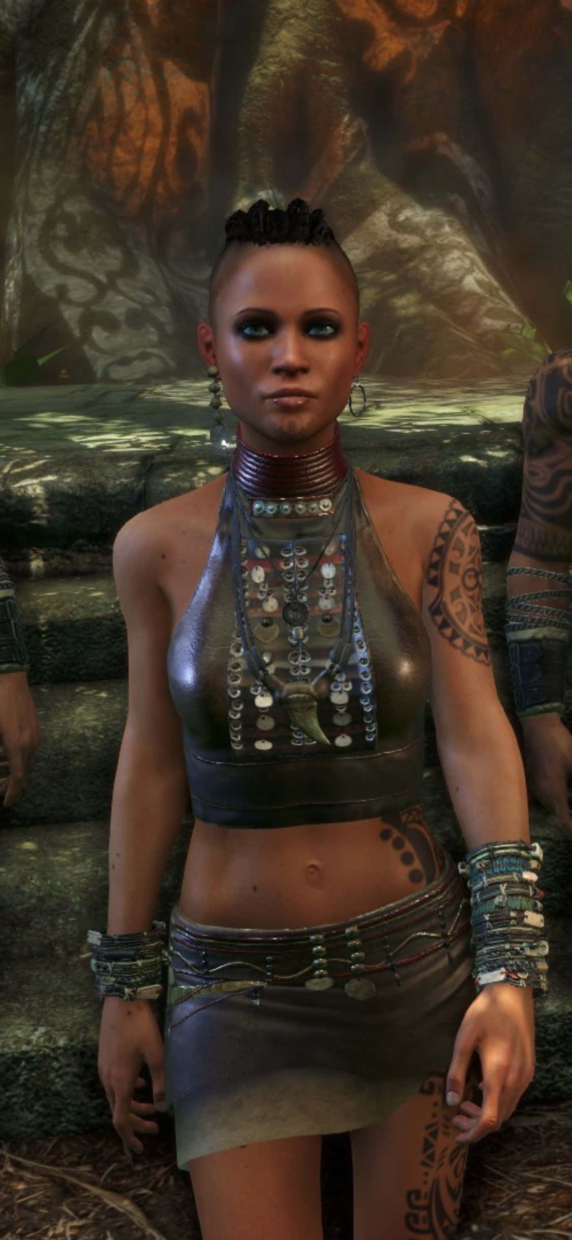 iPhone X Far Cry 3 Citra Montenegro Skirt Background Picha ya Ukuta