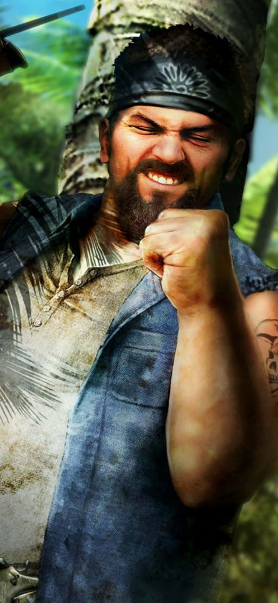 iPhone X Far Cry 3 Background ya Hurk Drubman Jr Picha ya Ukuta