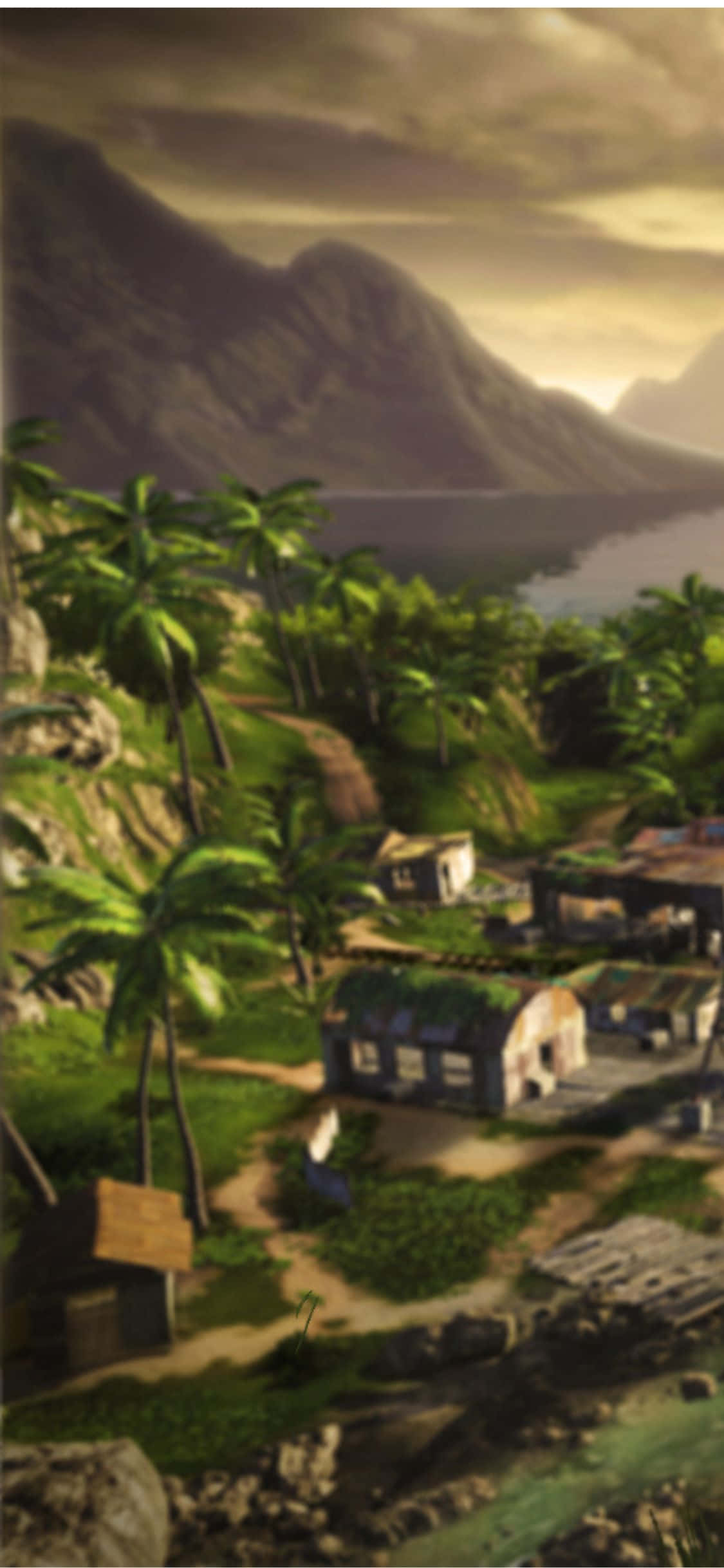 iPhone X Far Cry 3 Kijiji Background Picha ya Ukuta
