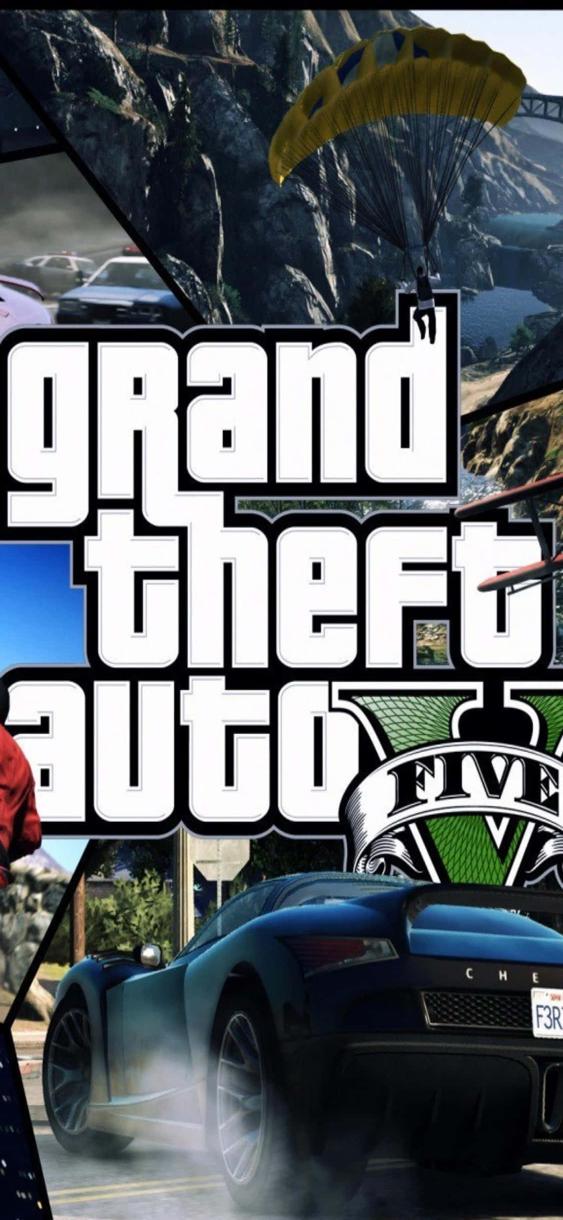 iPhone X Grand Theft Auto V Background In Vehicle Picha ya Ukuta