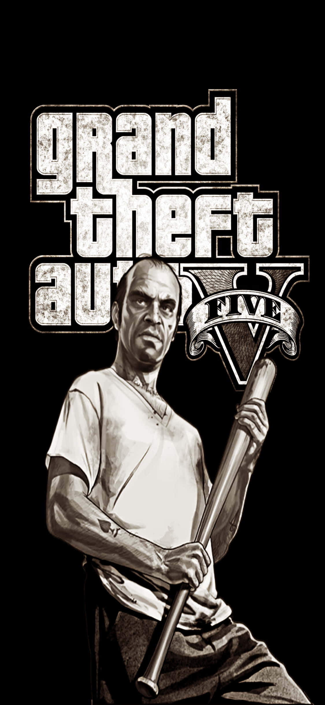 iPhone X Grand Theft Auto V Background & Trevor Philips Picha ya Ukuta